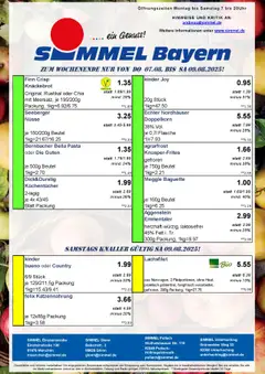 Simmel - Bayern - gültig ab dem 04.08.2025 | Seite: 8 | Produkte: Kinder bueno, Baguette, Kinder joy, Radio