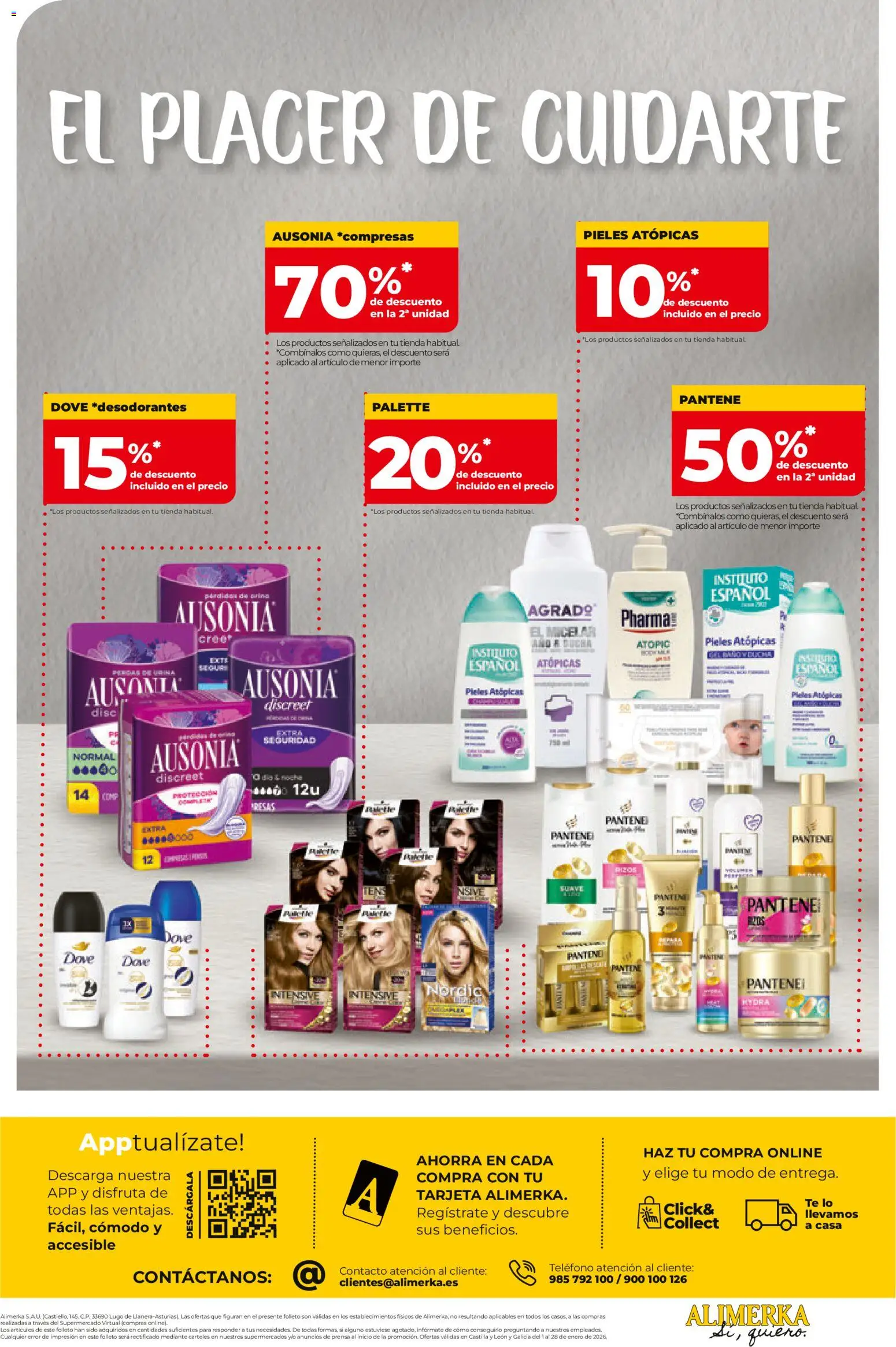 Alimerka folleto Castilla y León │ válido desde el 01.01.2026 | Página: 40 | Productos: Té, Teléfono, Prensa, Ducha