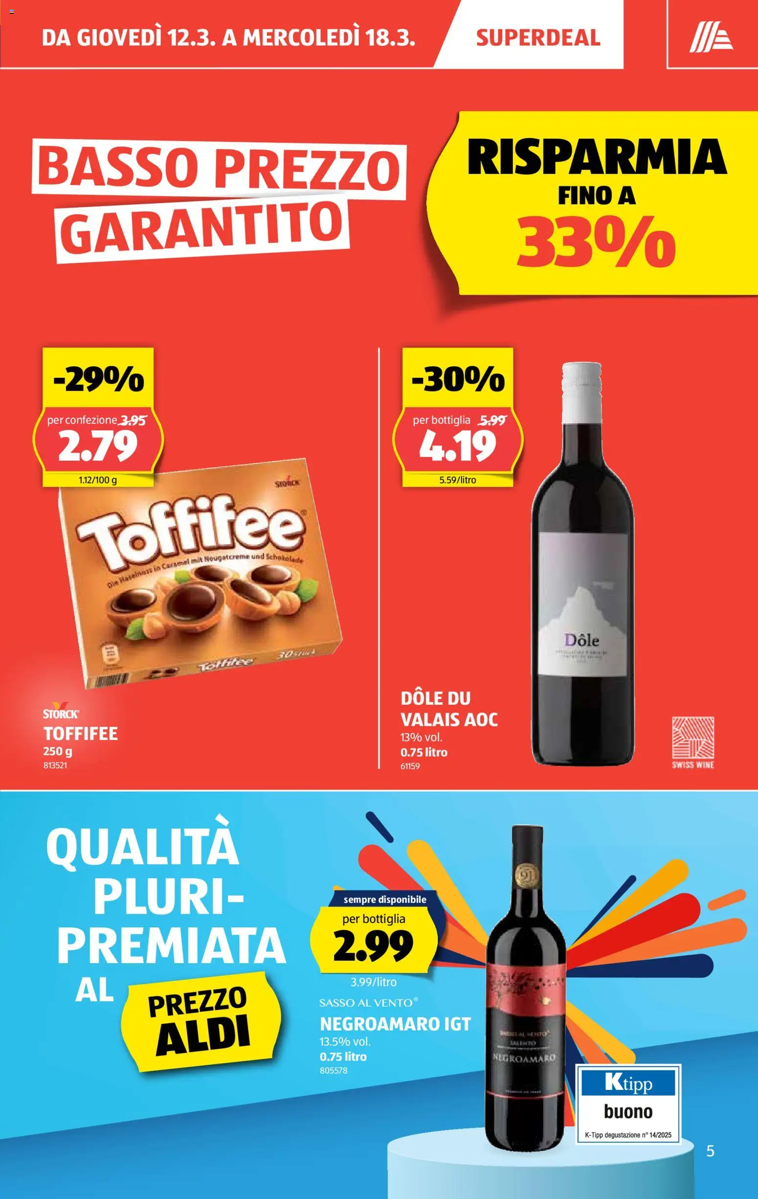 Aldi aktionen IT – gültig ab 12.03.2026 | Seite: 6 | Produkte: Schokolade