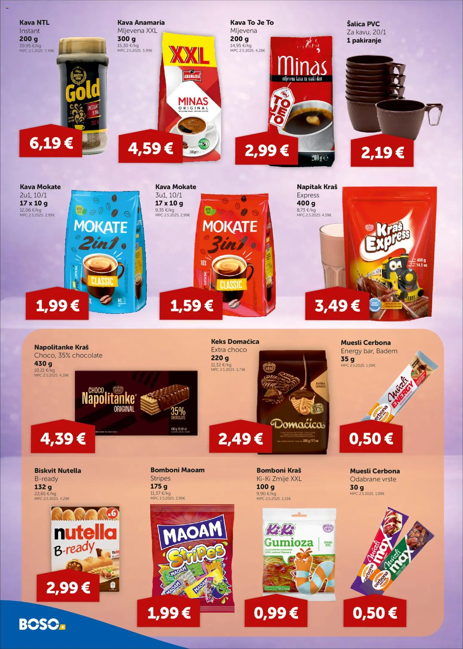 Boso katalog | vrijedi od 30.04.2026 | Stranica: 10 | Proizvodi: Nutella, Keks, Napolitanke, Badem