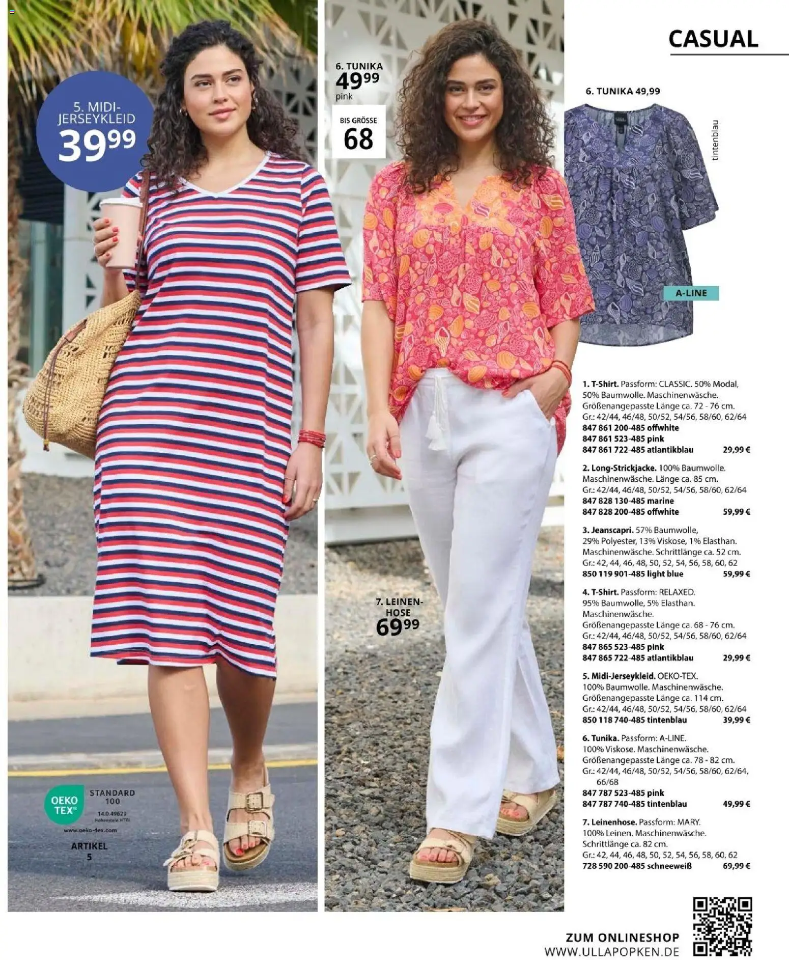 Ulla Popken akciós ujság - amely érvényes a következő dátumtól: 01.05.2026 | Oldal: 61 | Termékek: Tunika