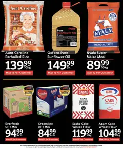 Oxford Freshmarket specials catalogue – valid from 29.10.2025 | Page: 12 | Products: Flour, Milk, Oil, Rice