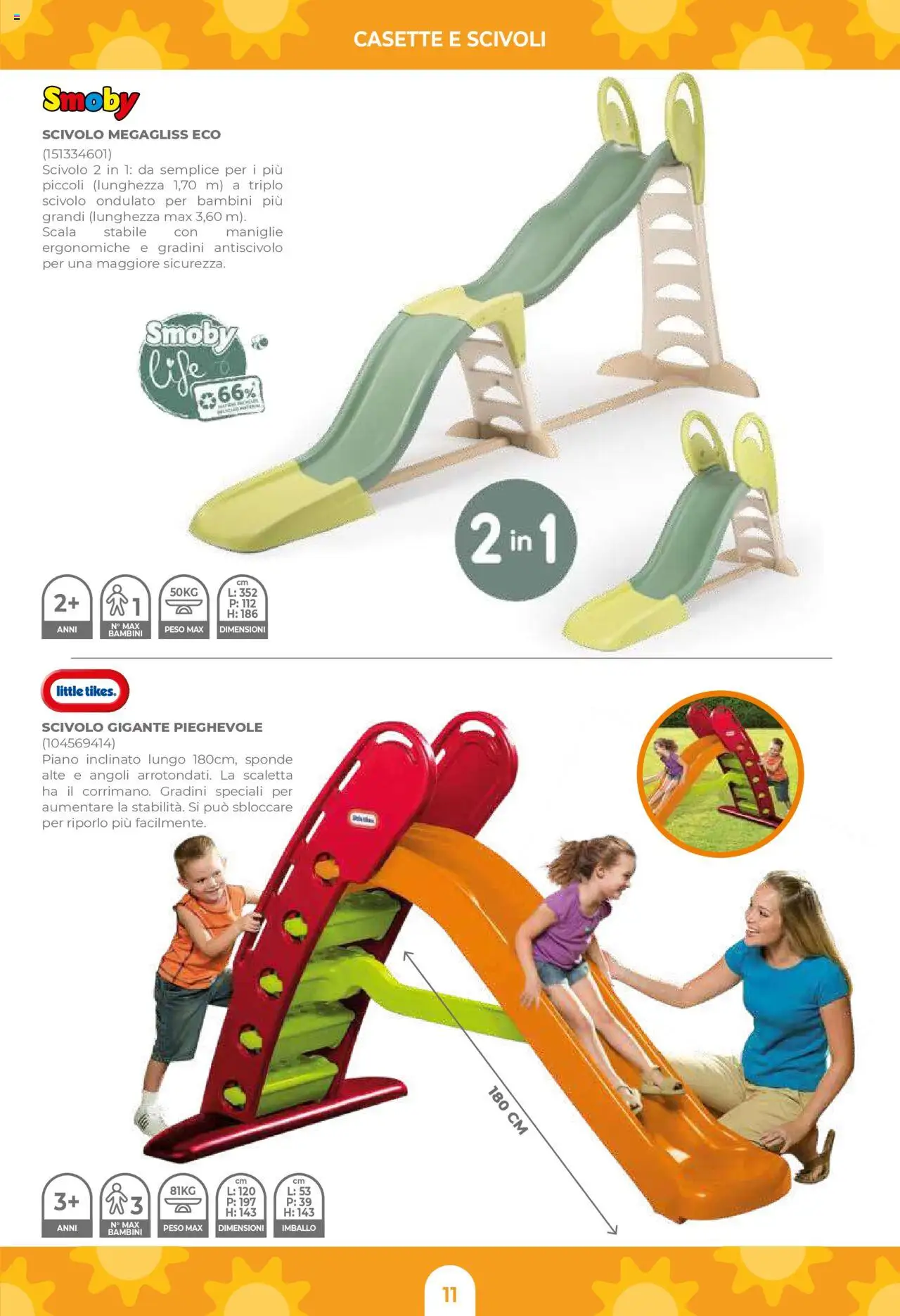 Volantino Toys Center del 03.04.2025 | Pagina: 13 | Prodotti: Scaletta, Scivolo, Scala