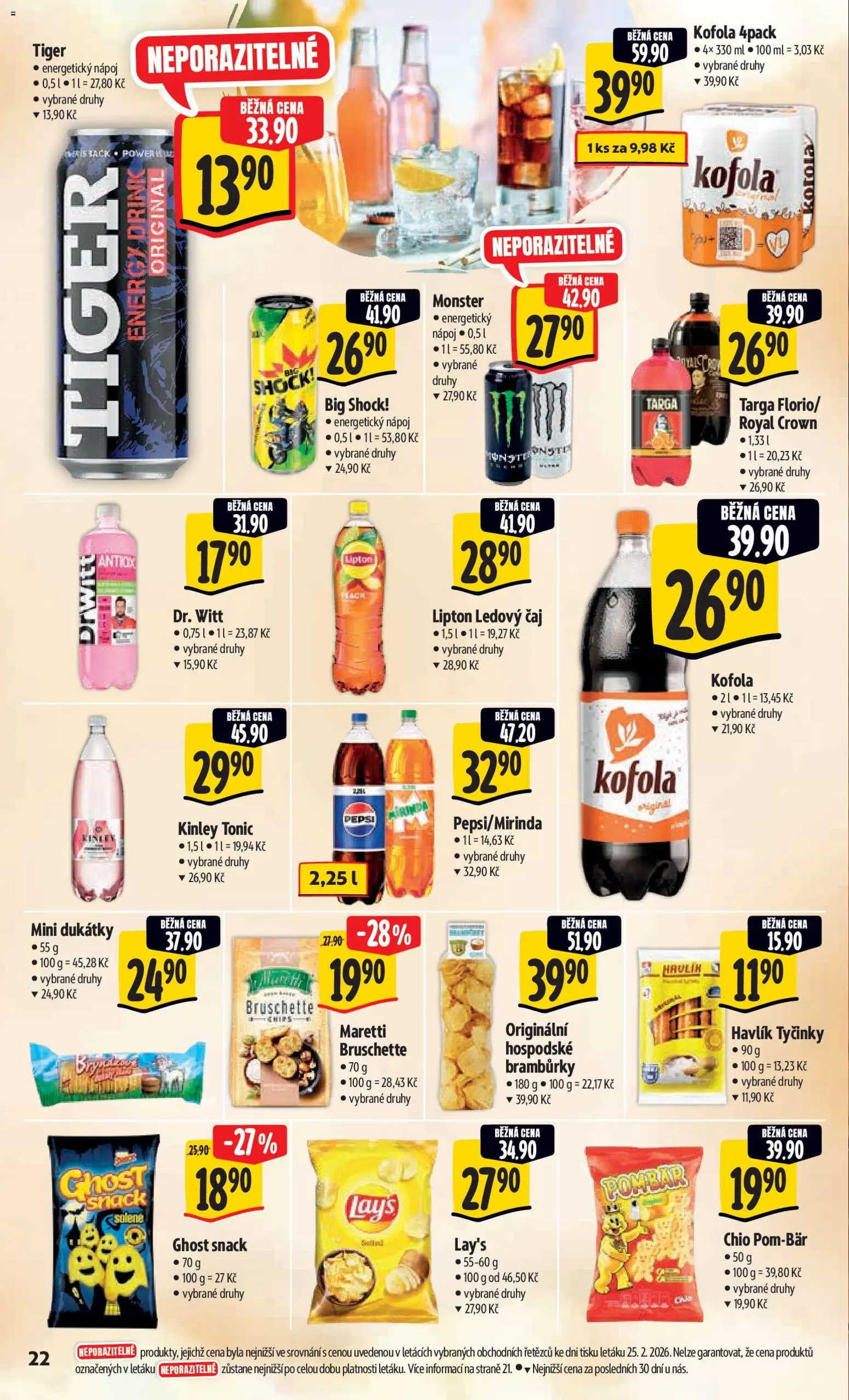 Albert leták - Hypermarket od 04.03.2026 | Strana: 30 | Produkty: Monster, Bramburky, Tonic, Dr. Witt