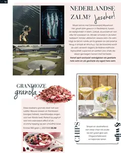 Hanos folder - Magazine Voorjaar 2026 - Voorbeeld van een folder van Hanos, geldig van 23.03.2026 | Pagina: 16 | Producten: Chips, Zalm, Boerderij, Frambozen