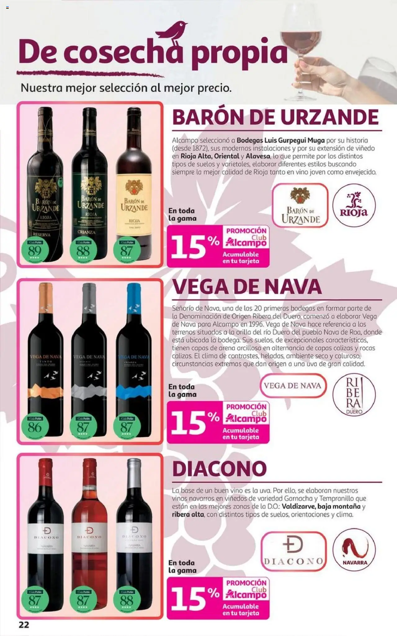 Alcampo - HG Castilla Mancha │ válido desde el 06.10.2025 | Página: 22 | Productos: Vino