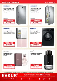 Evkur Katalog - 08.08.2025 tarihinden itibaren geçerlidir | Sayfa: 8 | Ürünler: Parfüm, Mont, Buzdolabı