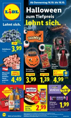 Lidl Flugblatt ab 16.10.2025 gültig