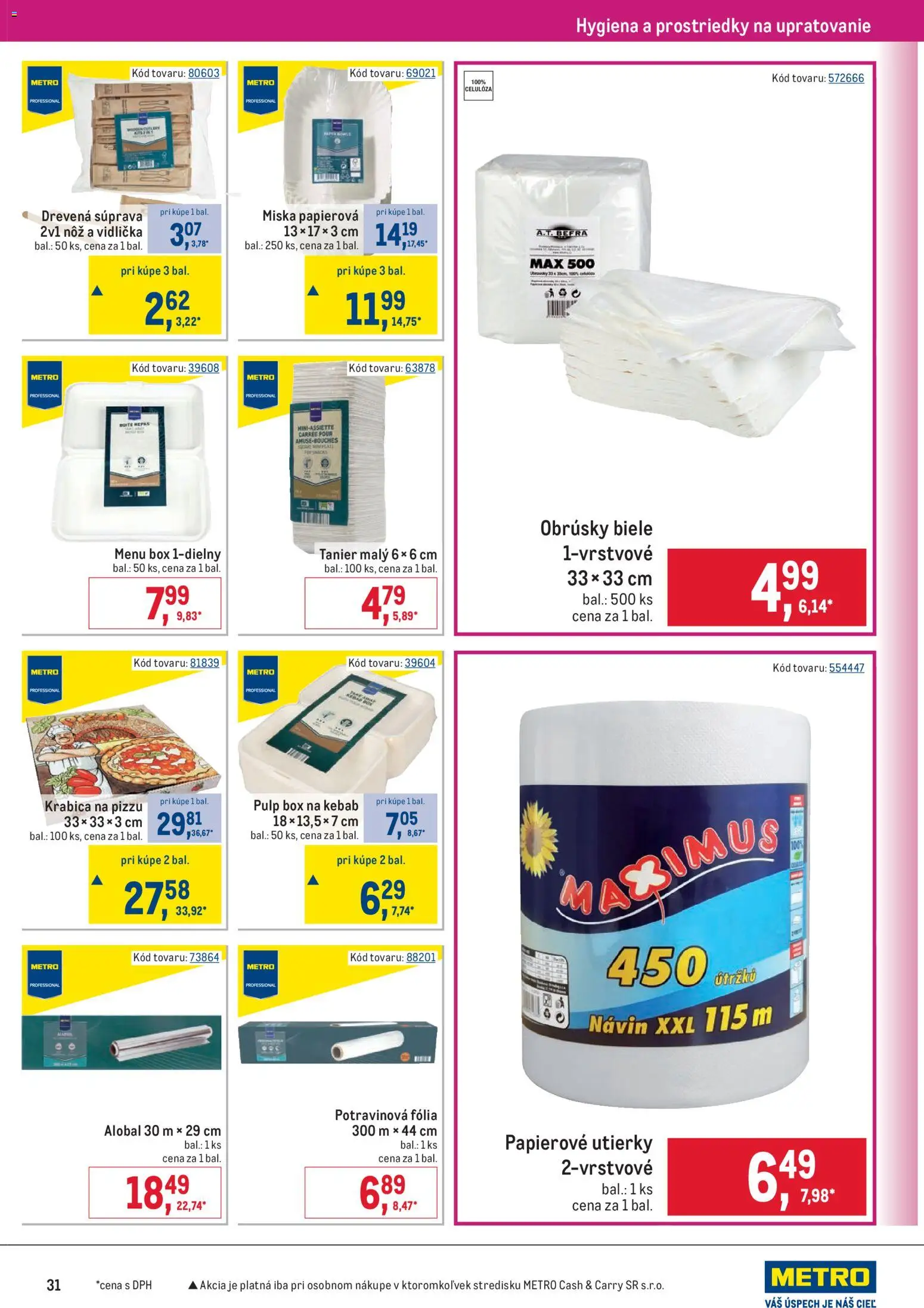 Nové Metro akcie – leták je platný od 22.04.2026 | Strana: 31