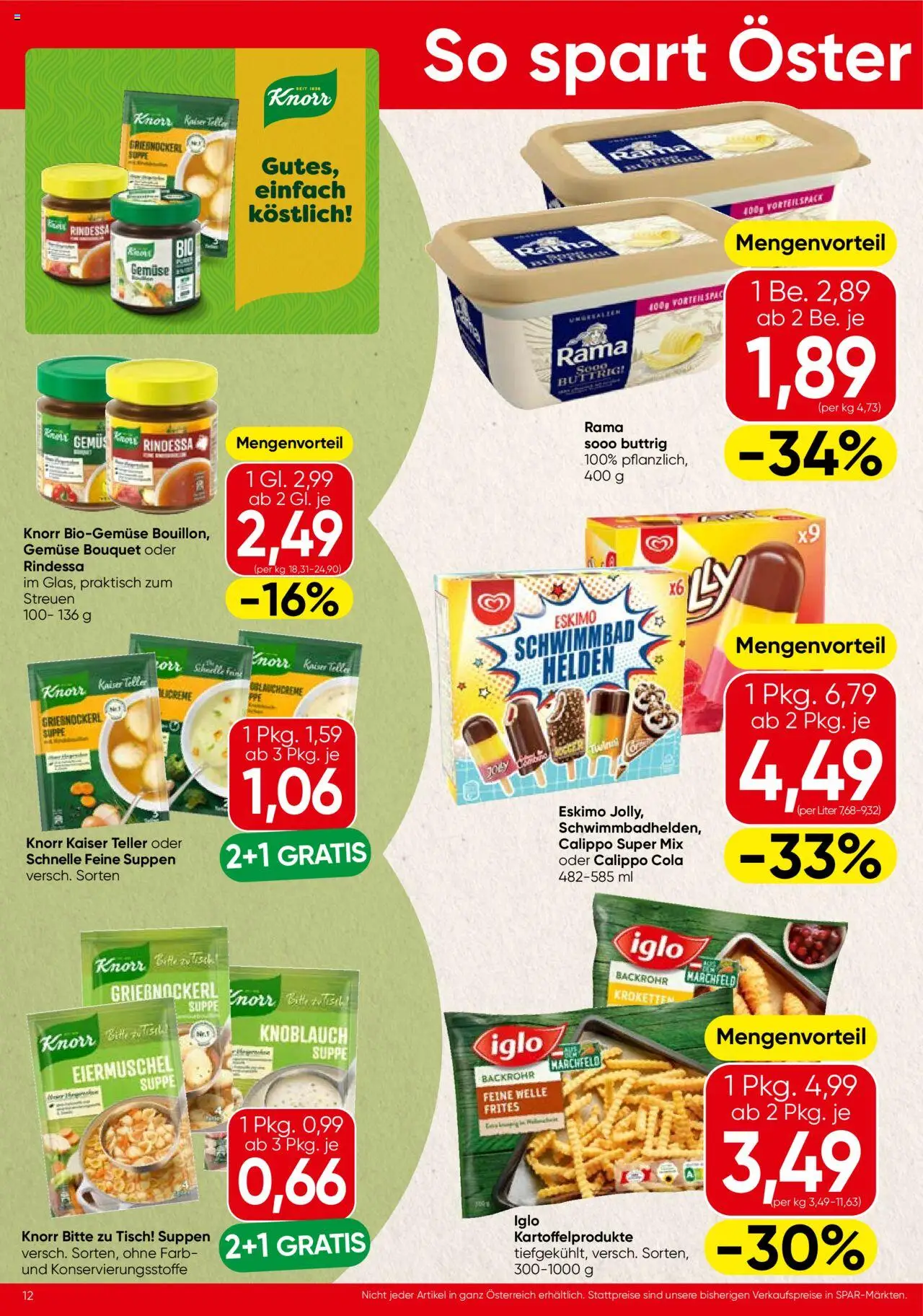 Spar Flugblatt - Steiermark gültig ab 11.09.2025 | Seite: 12 | Produkte: Gemüse, Knoblauch, Tisch