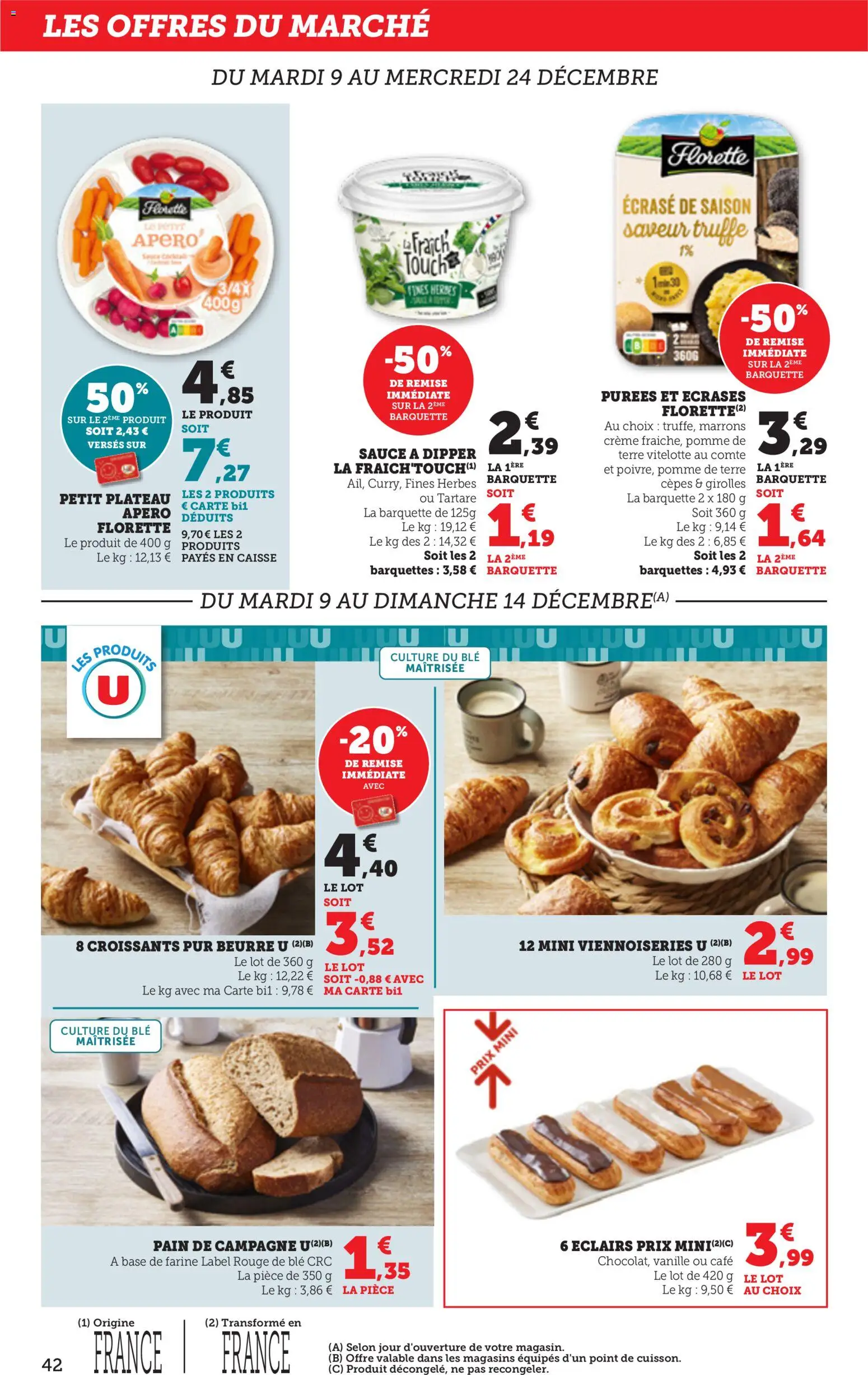 {H1} | Page: 42 | Produits: Plateau, Farine, Beurre, Pain