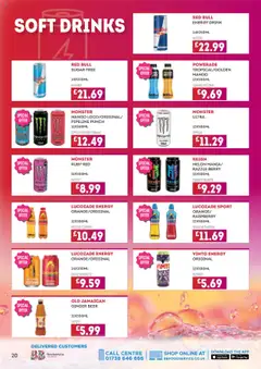 Preview of Bestway - All deals in one place, tailored for catering businesses. valid from 10.10.2025 | Page: 20 | Products: Papier carton, Keksajt, Energy drink, Orange