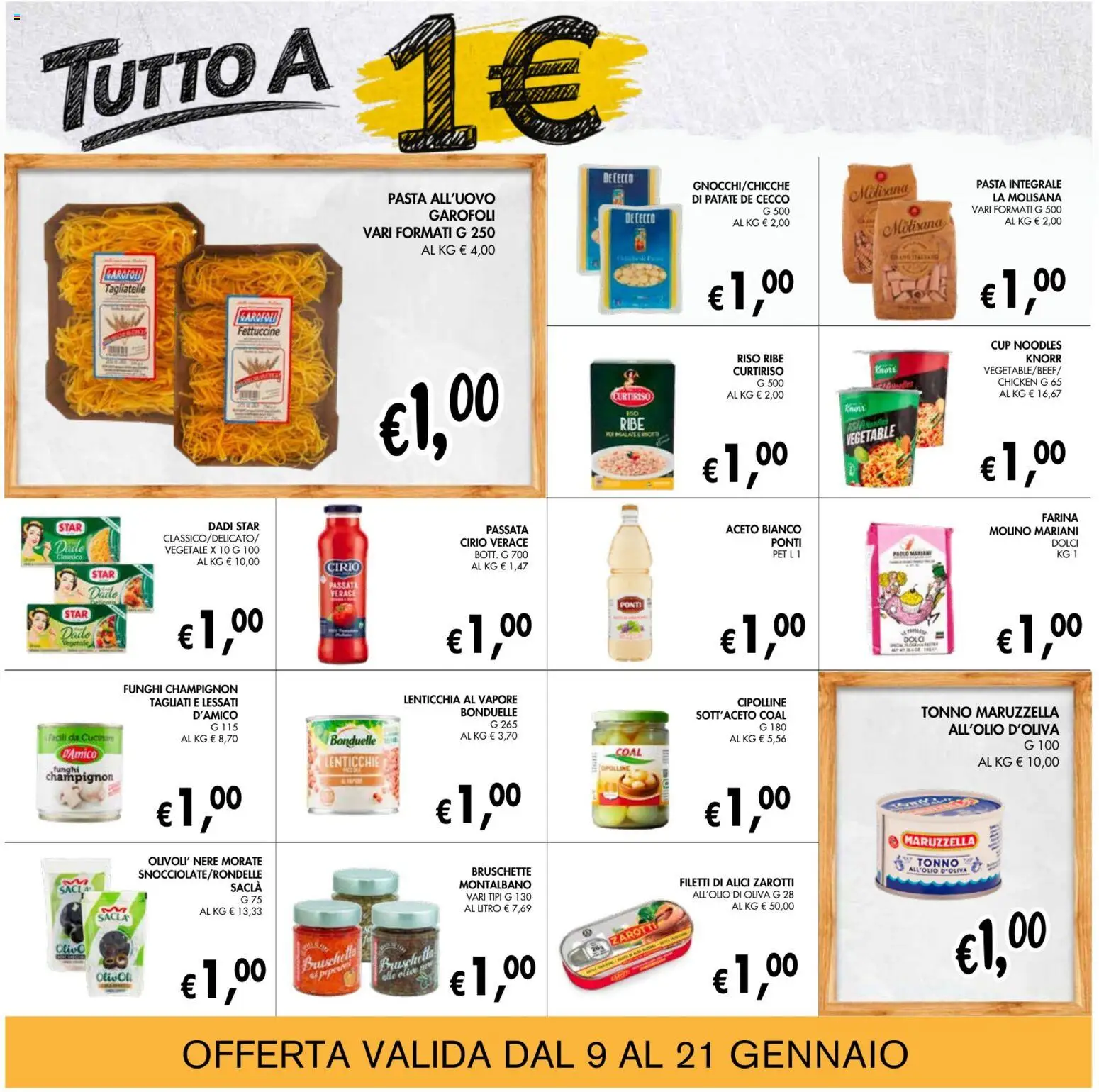 Volantino Coal del 09.01.2026 | Pagina: 12 | Prodotti: Olive, Funghi, Tonno, Alici