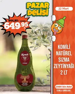 22.03.2026 tarihinden itibaren geçerli olan Biçen Market kataloğu önizlemesi