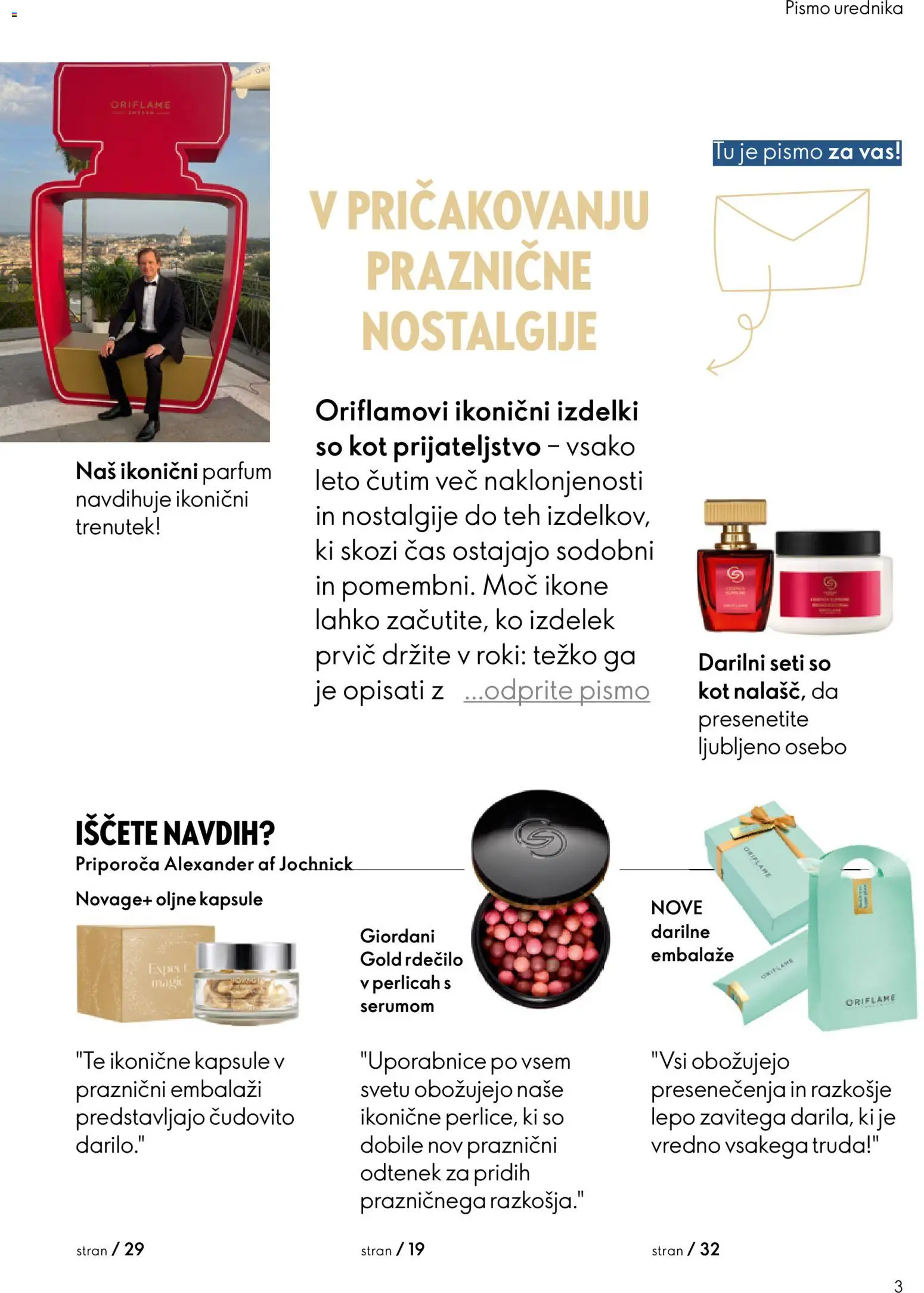 Novi Oriflame katalog ponudbe – veljaven od 19.11.2025 | Stran: 3 | Izdelki: Parfum