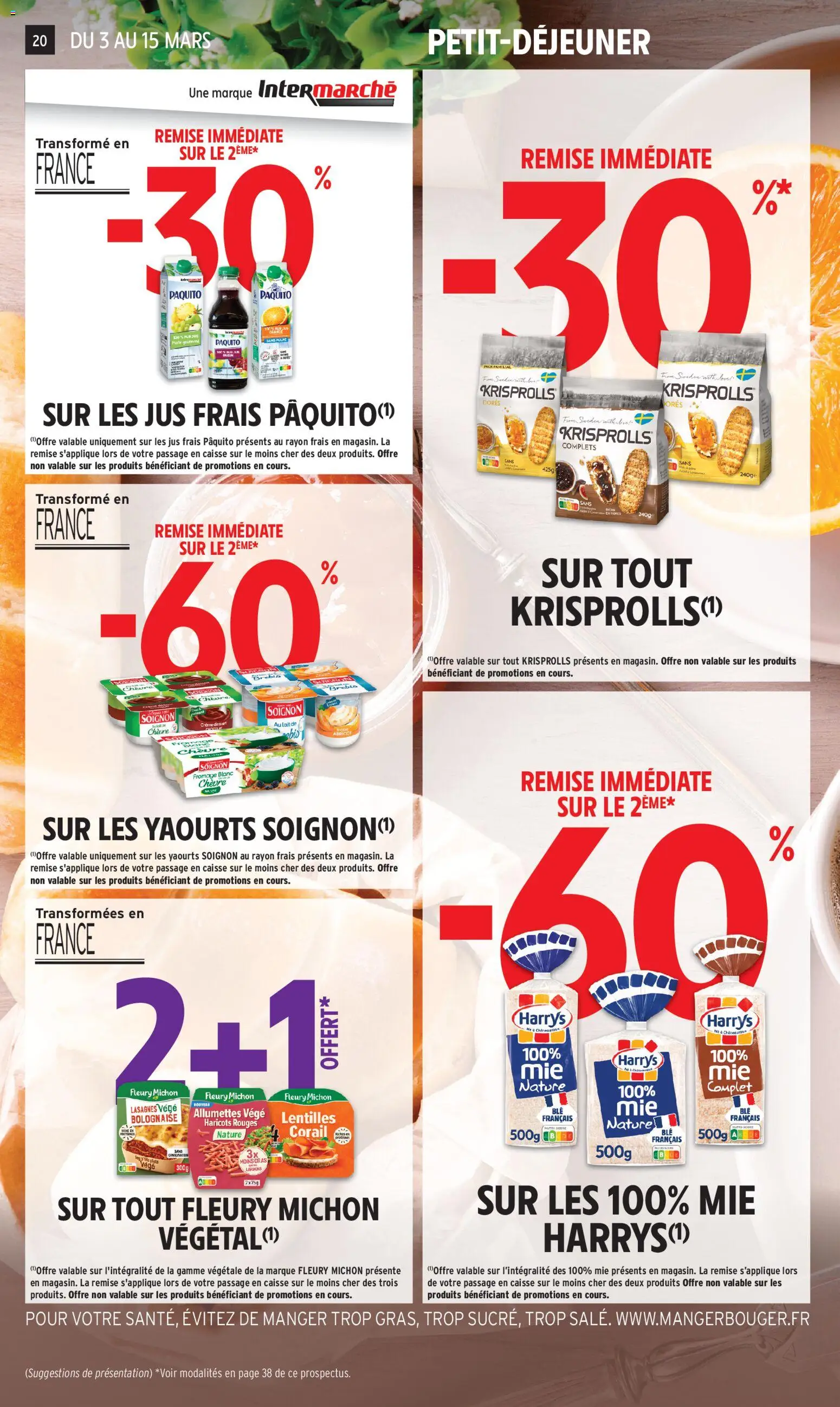 {H1} | Page: 20 | Produits: Yaourts, Fromage blanc, Lait, Fromage