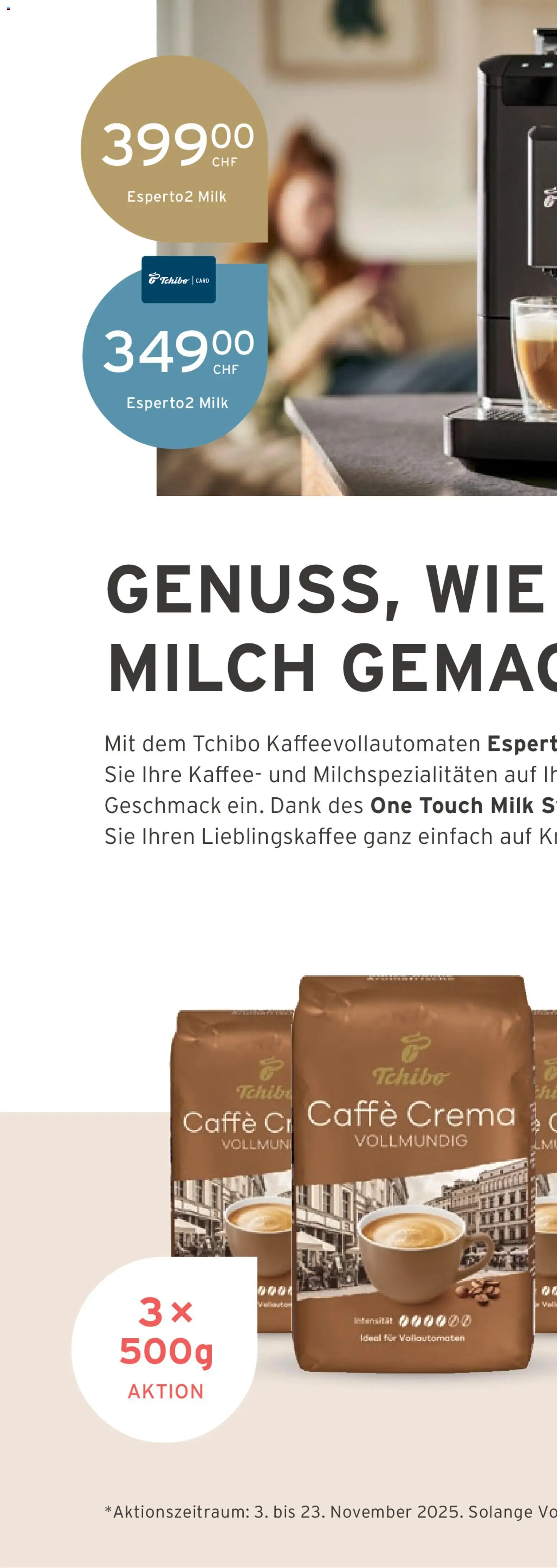 Tchibo Aktionen Festtagslooks Baby – gültig ab 04.11.2025 | Seite: 38 | Produkte: Milch, Kaffee