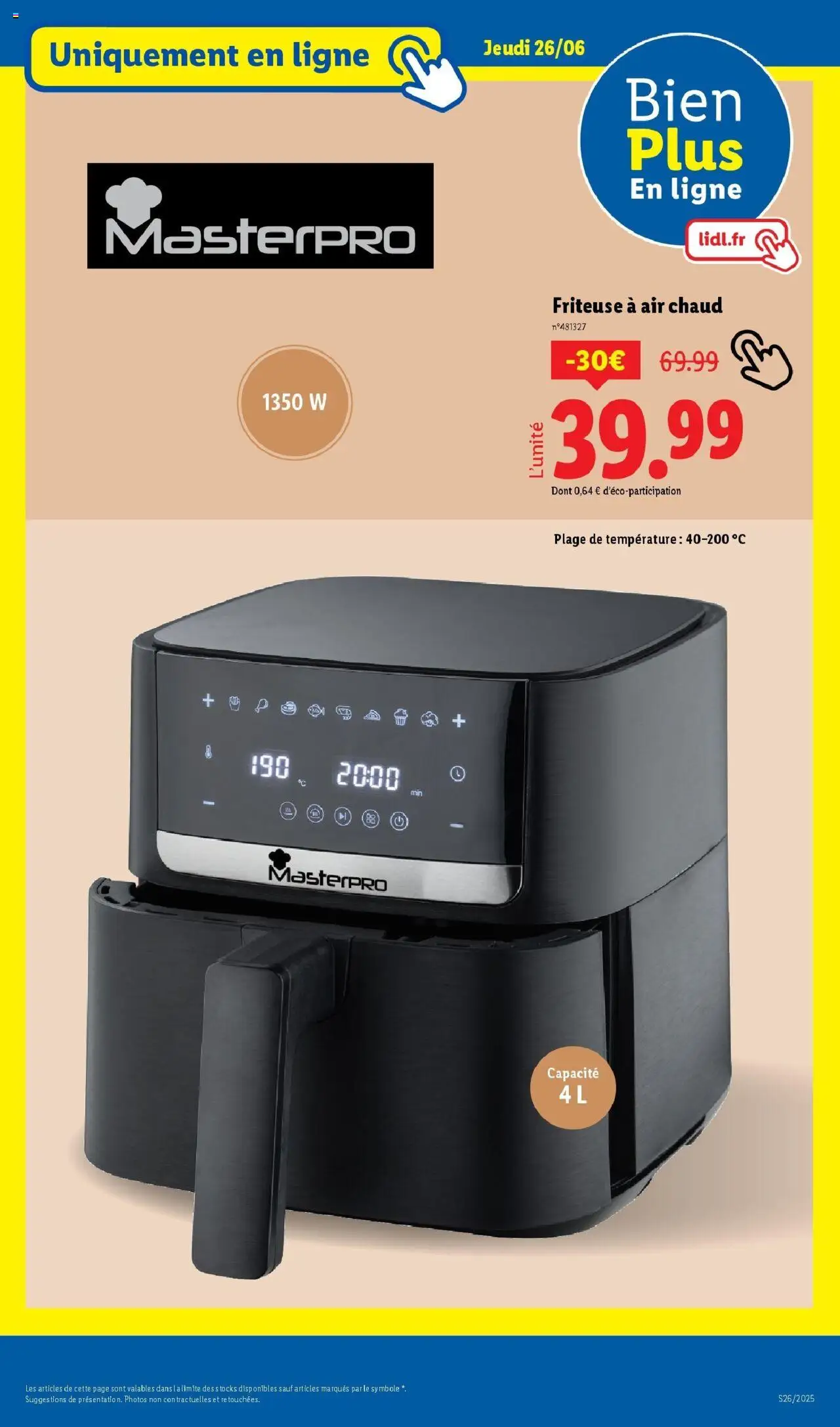  | Page: 61 | Produits: Friteuse, Air fryer