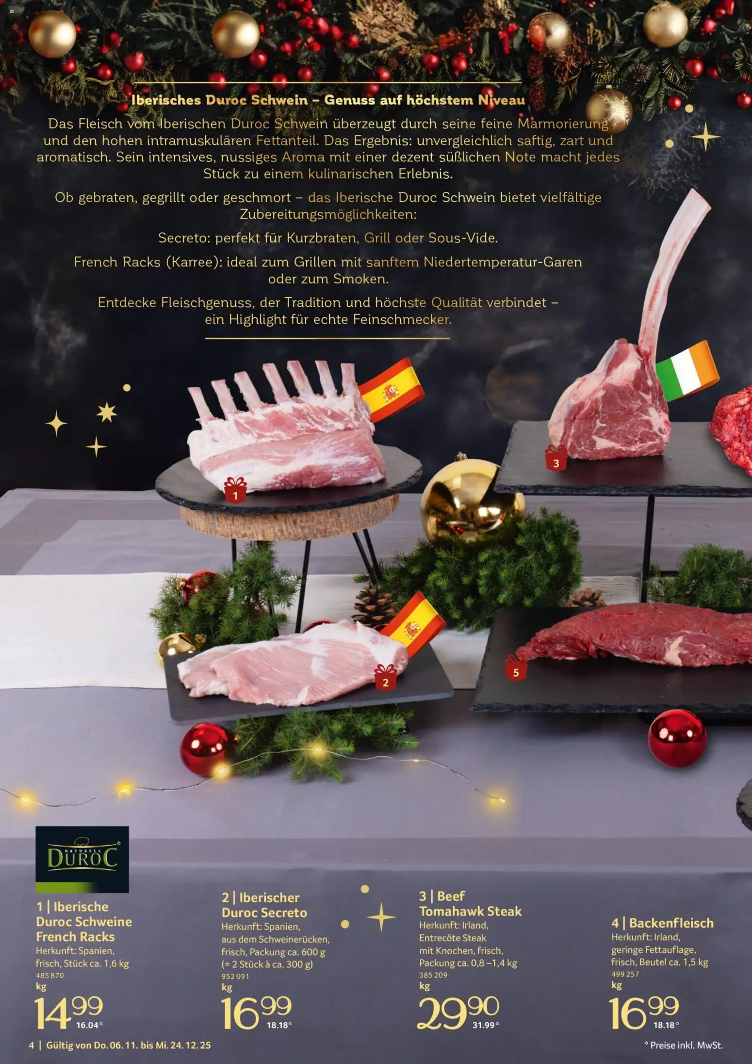 Selgros Genussmomente – gültig ab 06.10.2025 | Seite: 4 | Produkte: Grill, Entrecote, Steak, Fleisch