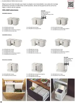 Vista previa Catálogo IKEA Cocinas válido desde el 01.02.2026 | Página: 38 | Productos: Cubo con tapa, Almacenaje