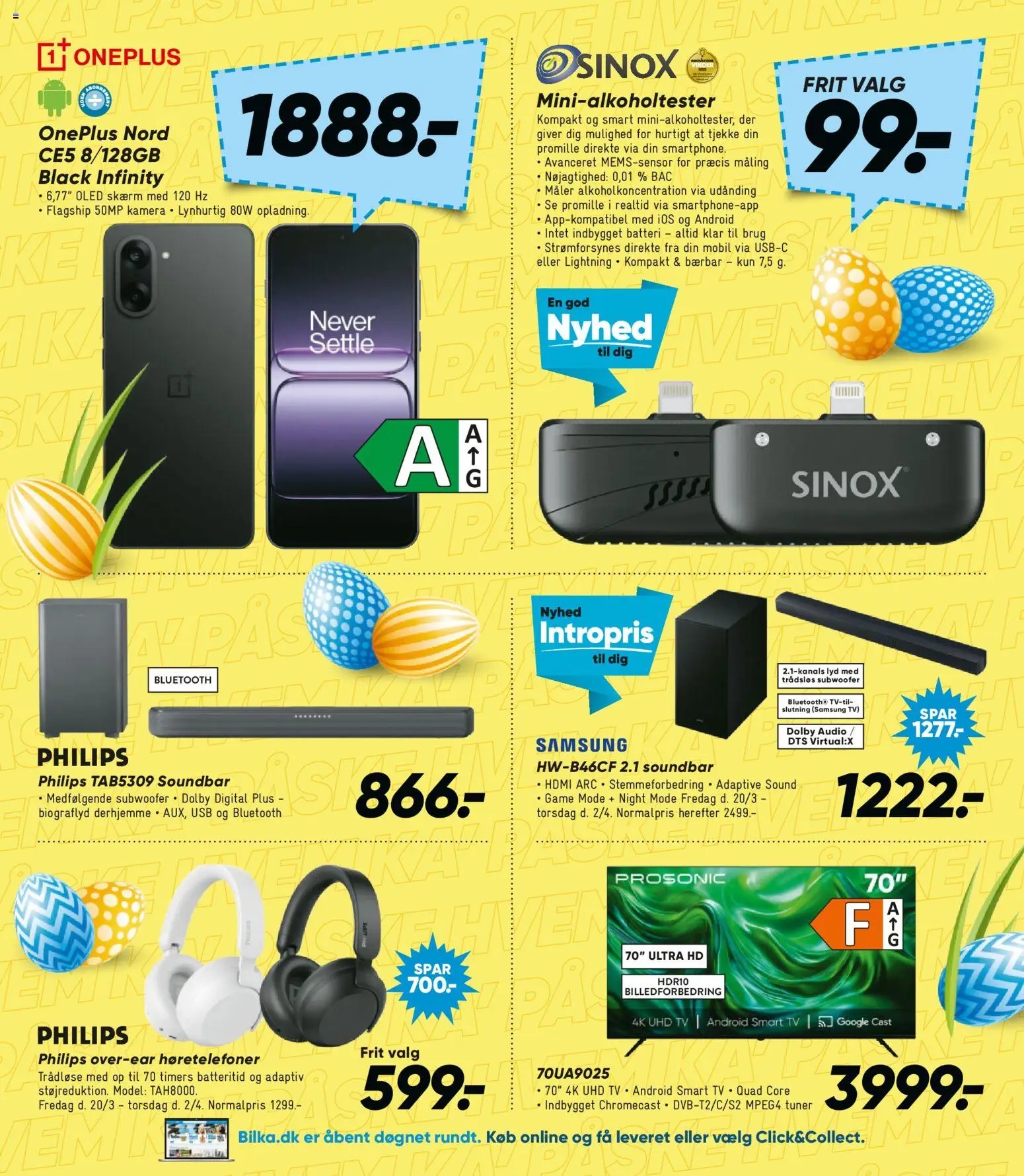 Bilka tilbudsavis – gyldig fra 20.03.2026 | Side: 32 | Produkter: Smart TV, TV, Høretelefoner, Kamera
