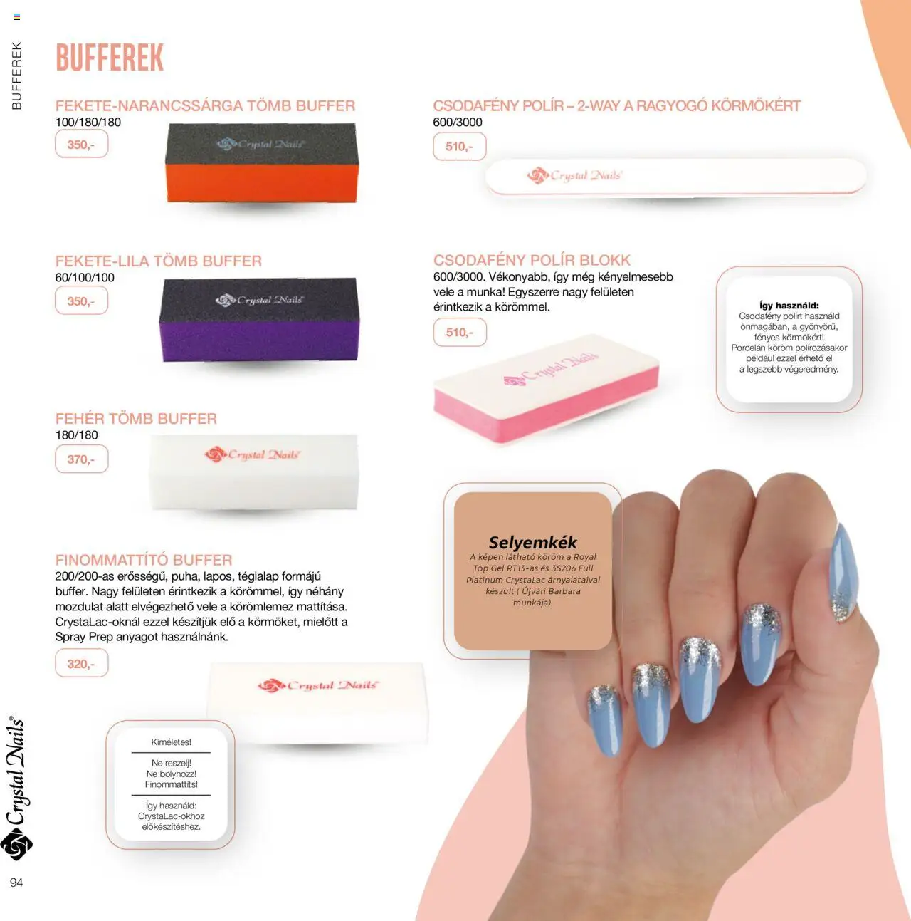 Crystal Nails akciós ujság - amely érvényes a következő dátumtól: 01.01.2024 | Oldal: 94