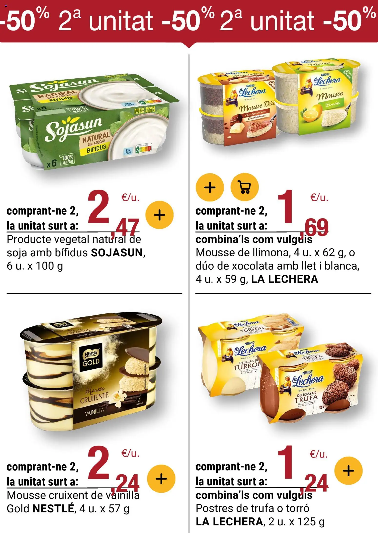 Bonpreu folleto │ válido desde el 04.11.2025 | Página: 14 | Productos: Mousse, Leche, Mouse, Chocolate con leche