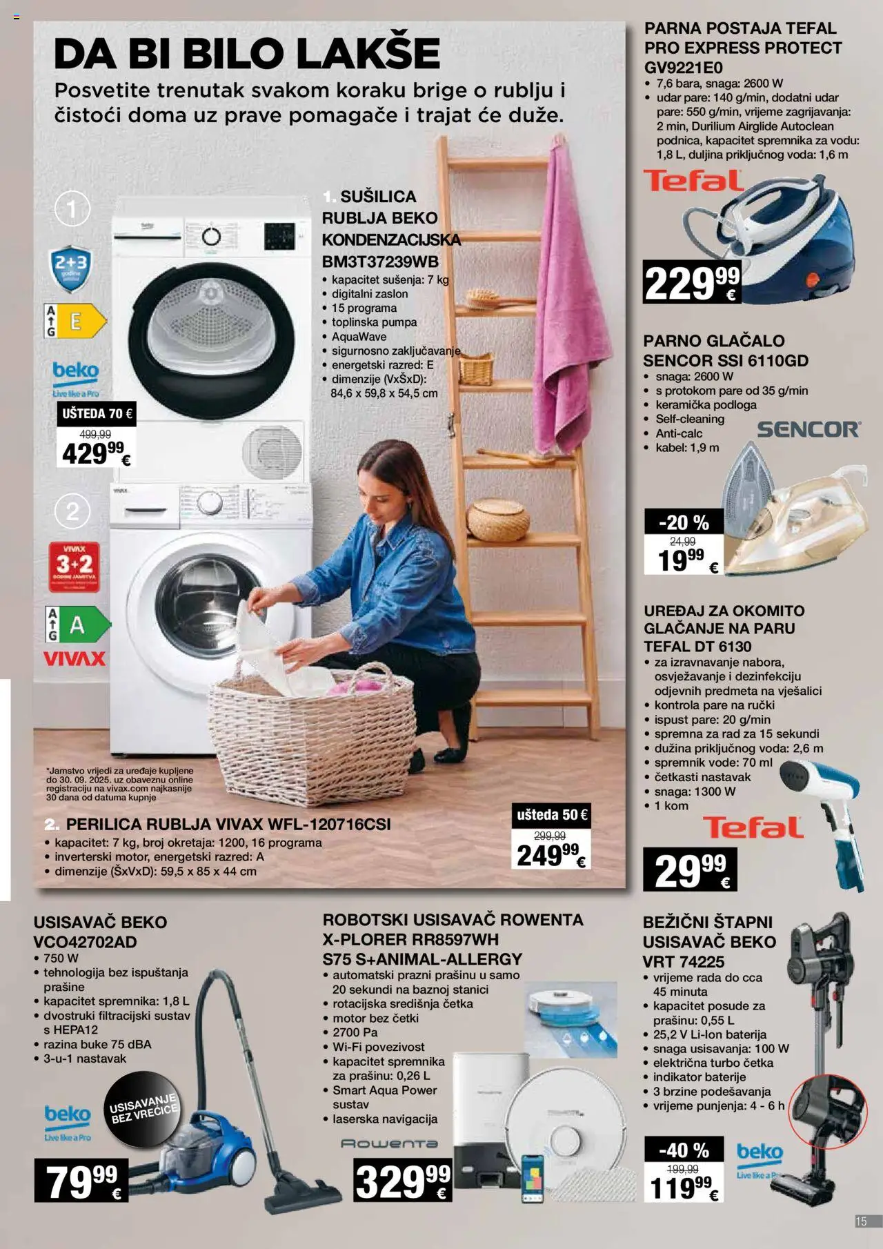 Interspar katalog | vrijedi od 10.09.2025 | Stranica: 15 | Proizvodi: Baterija, Perilica rublja, Voda, Kabel