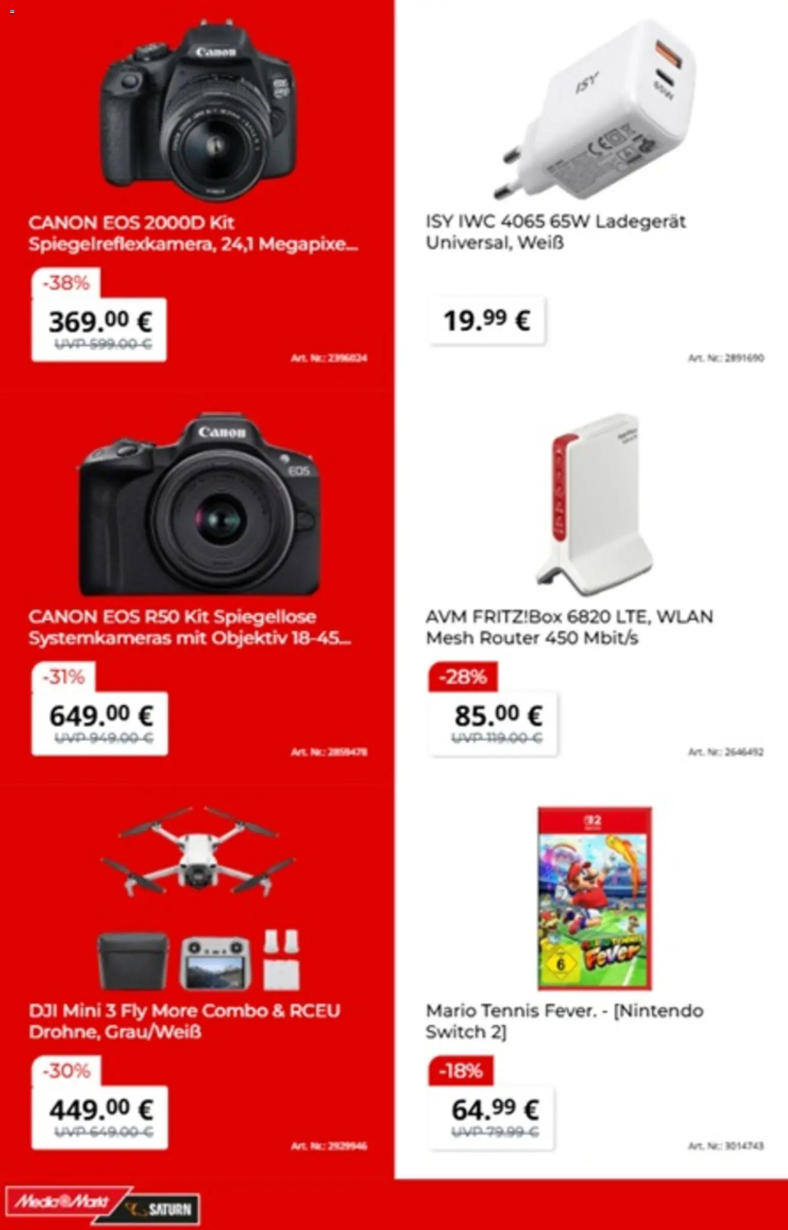 Media Markt Prospekt 	 – gültig ab 09.03.2026 | Seite: 9 | Produkte: Ladegerät, Objektiv