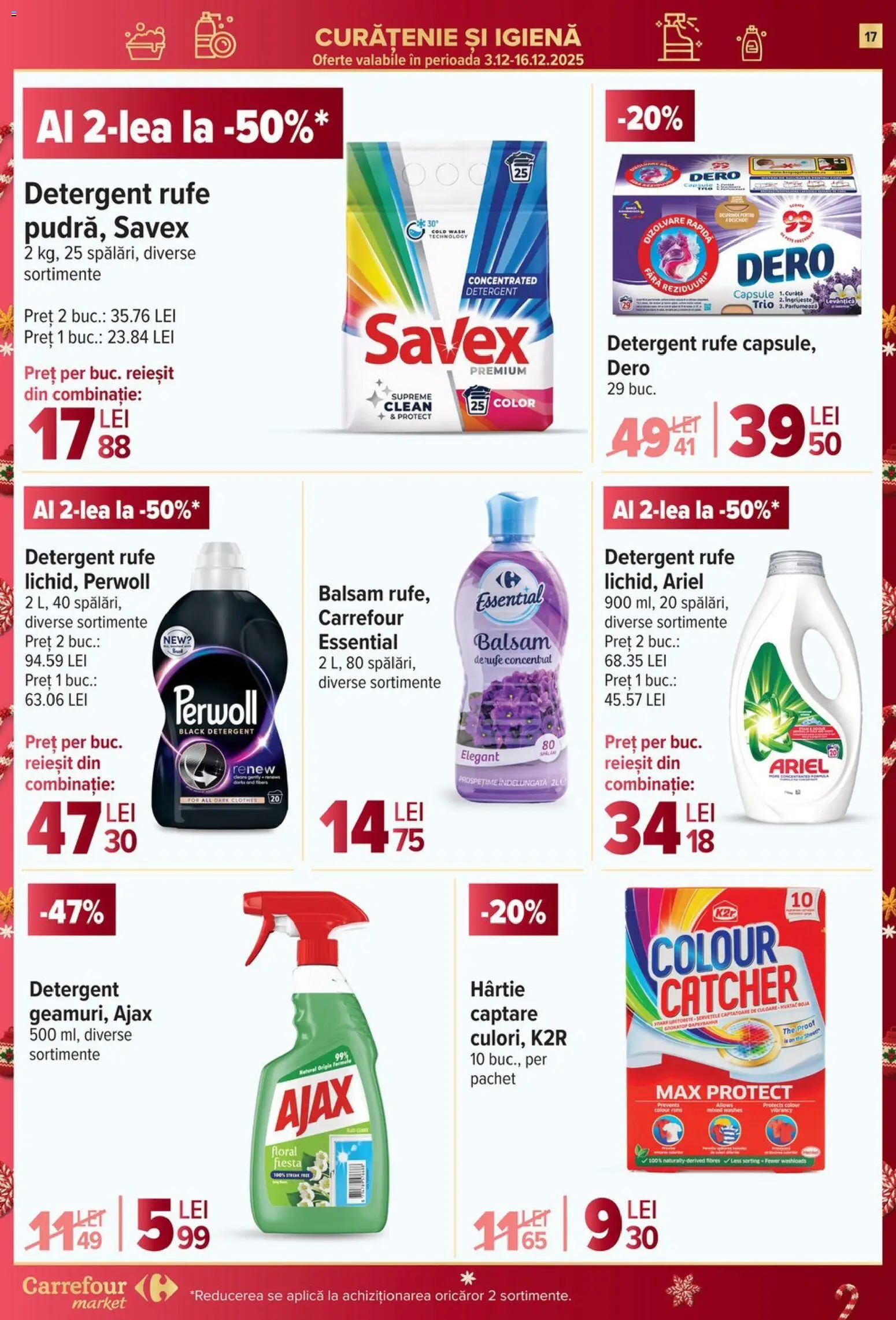 Noul catalog Carrefour – valabil de la 03.12.2025 | Pagină: 17 | Produse: Pomelo, Balsam, Detergent