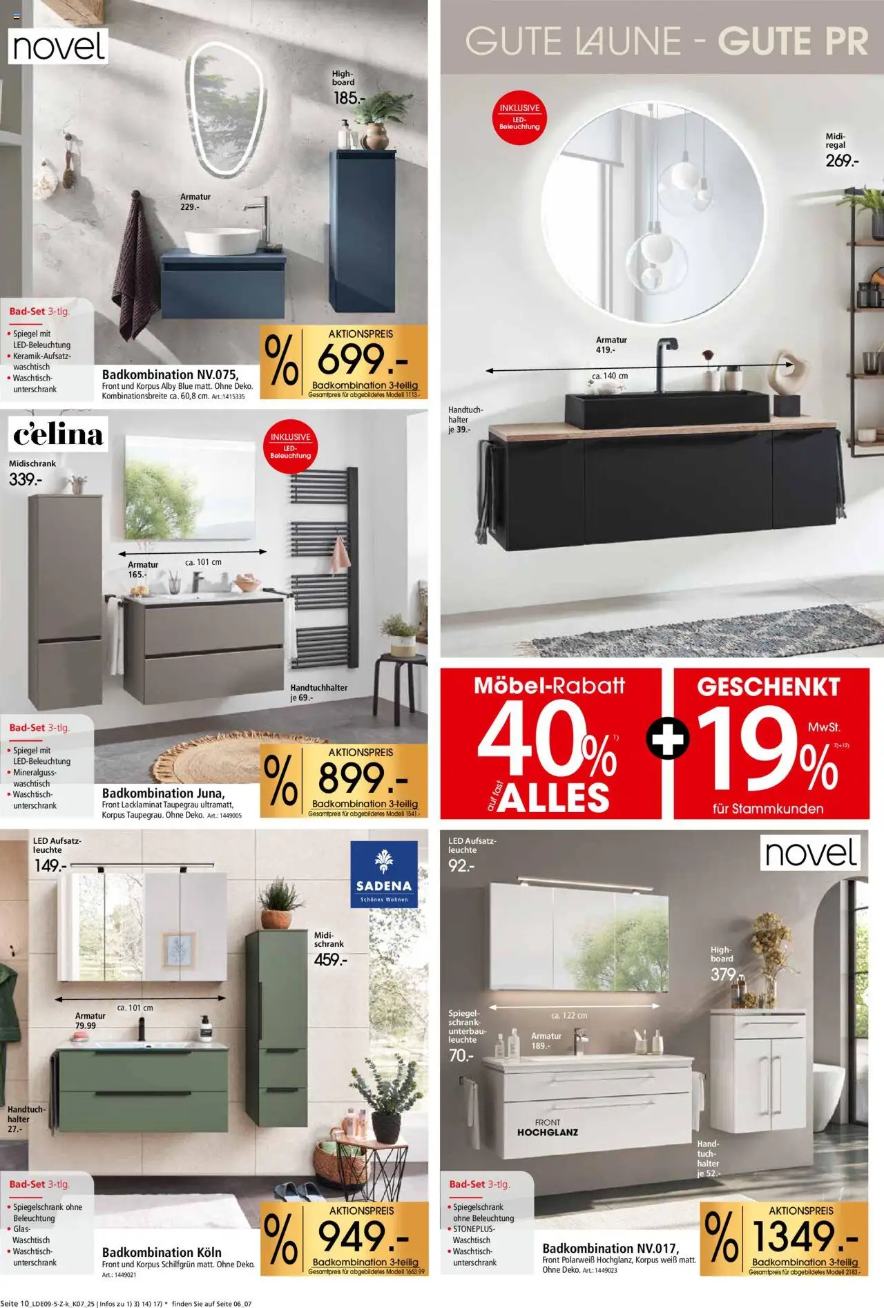 Zurbrüggen - Küchen für Ihr Zuhause – gültig ab 14.09.2025 | Seite: 16 | Produkte: Regal, Handtuchhalter, Spiegelschrank, Midischrank