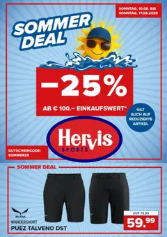 Vorschau von dem Prospekt - Hervis Angebote gültig ab 11.08.2025