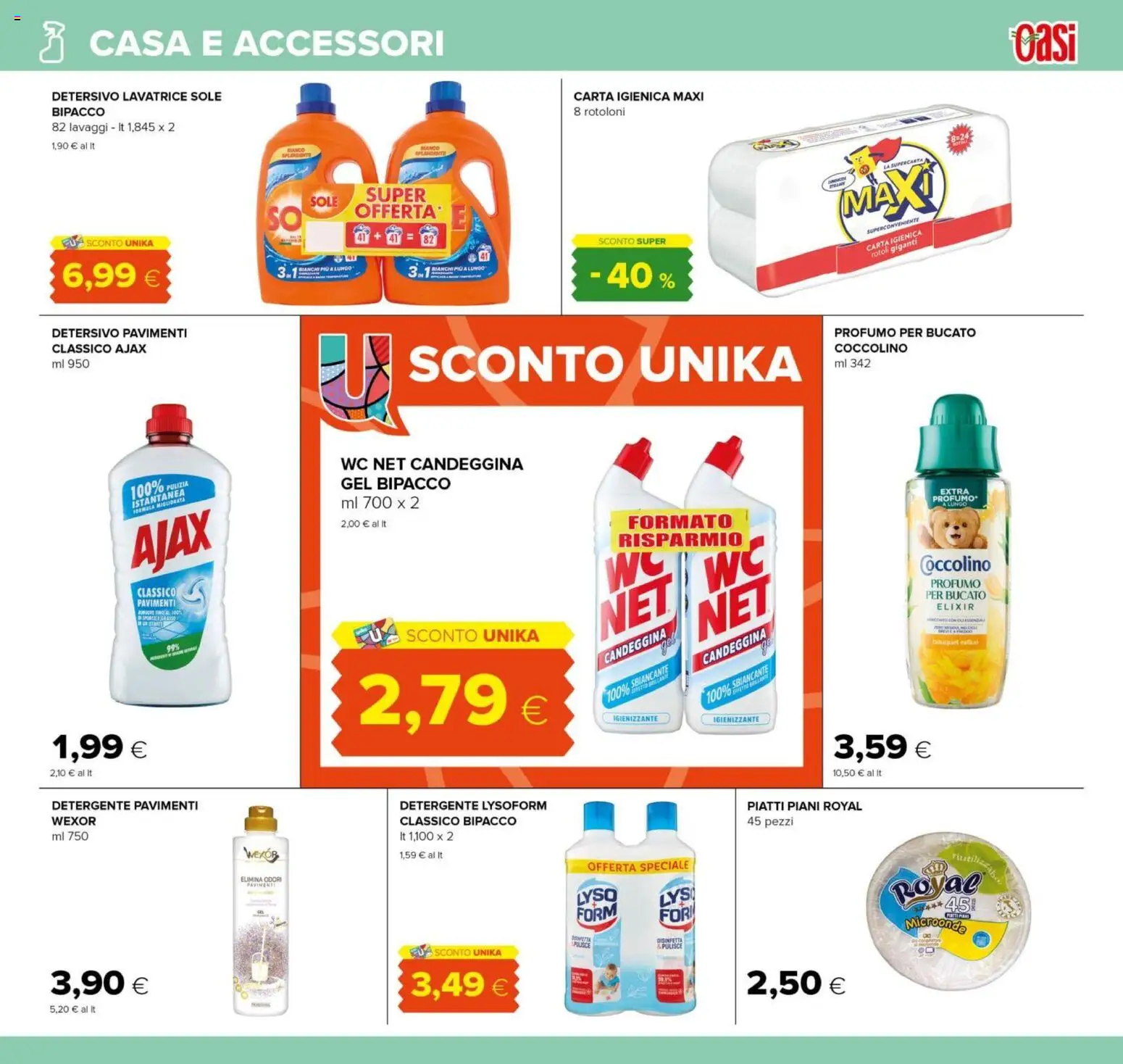 Volantino Oasi del 21.11.2025 | Pagina: 29 | Prodotti: Microonde, Carta igienica, Detergente, Lavatrice