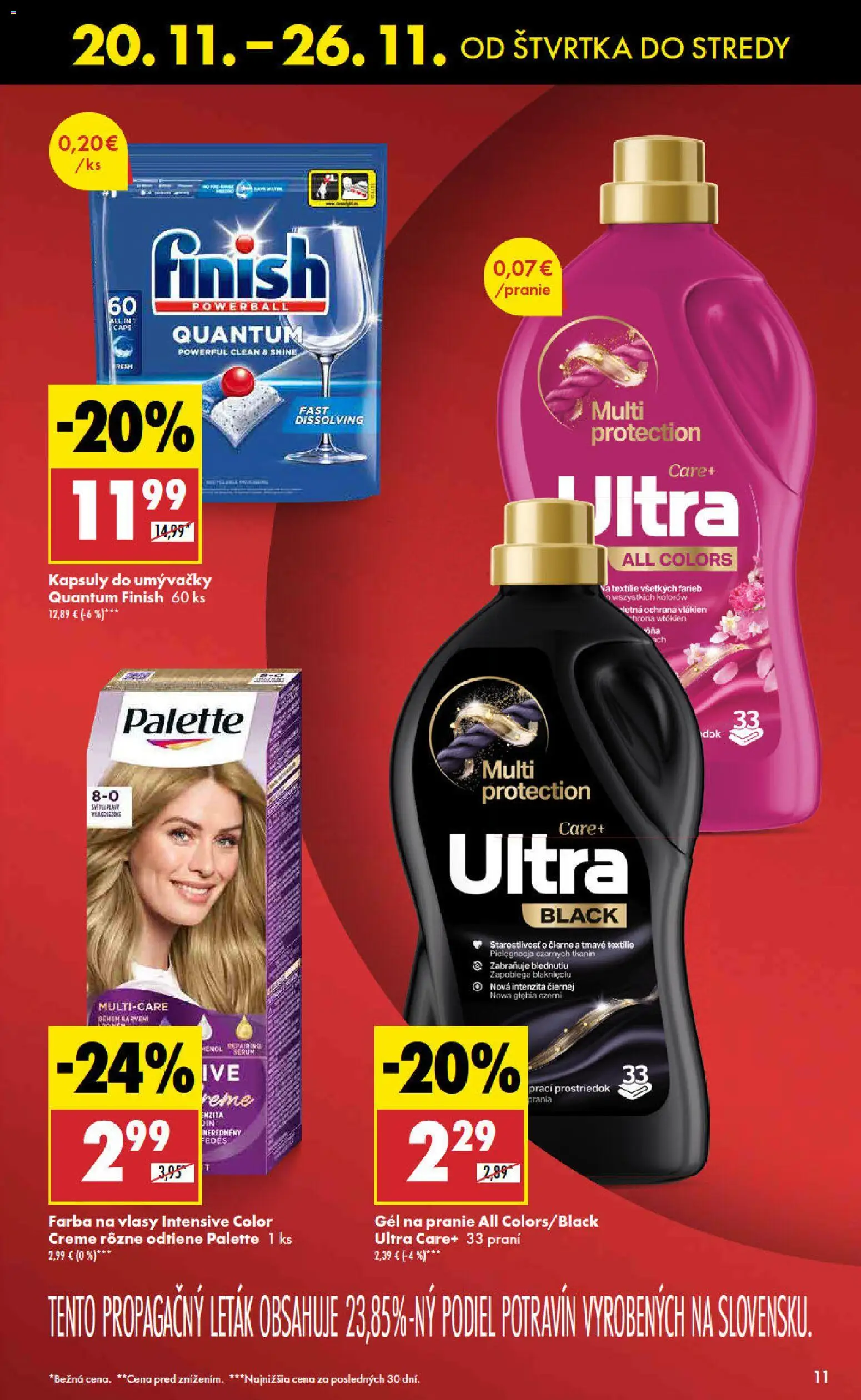 Nové Biedronka akcie – leták je platný od 20.11.2025 | Strana: 11 | Produkty: Farba na vlasy