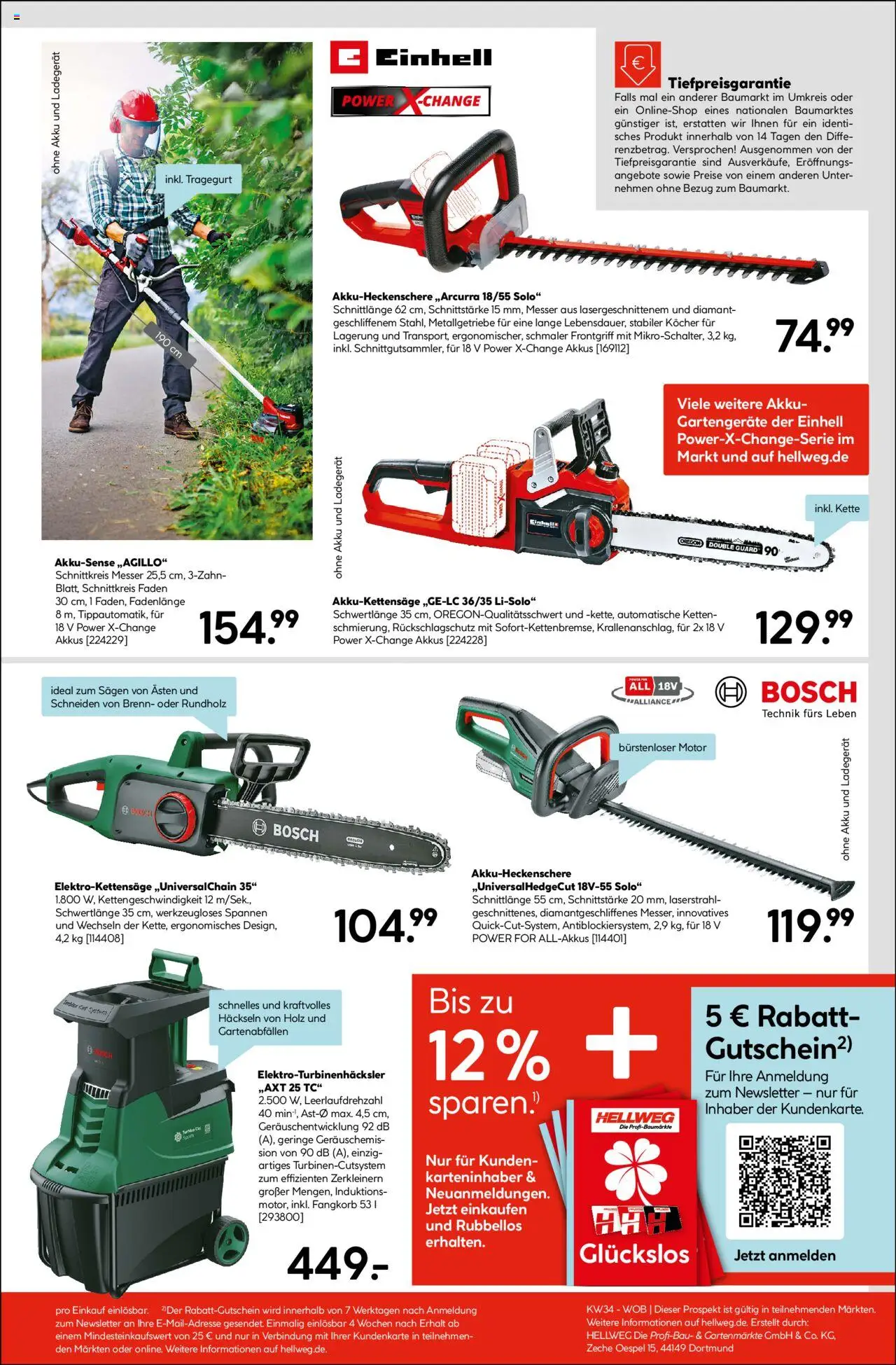 Hellweg Prospekt 	 - gültig ab dem 18.08.2025 | Seite: 15 | Produkte: Bosch, Kocher, Ladegerät
