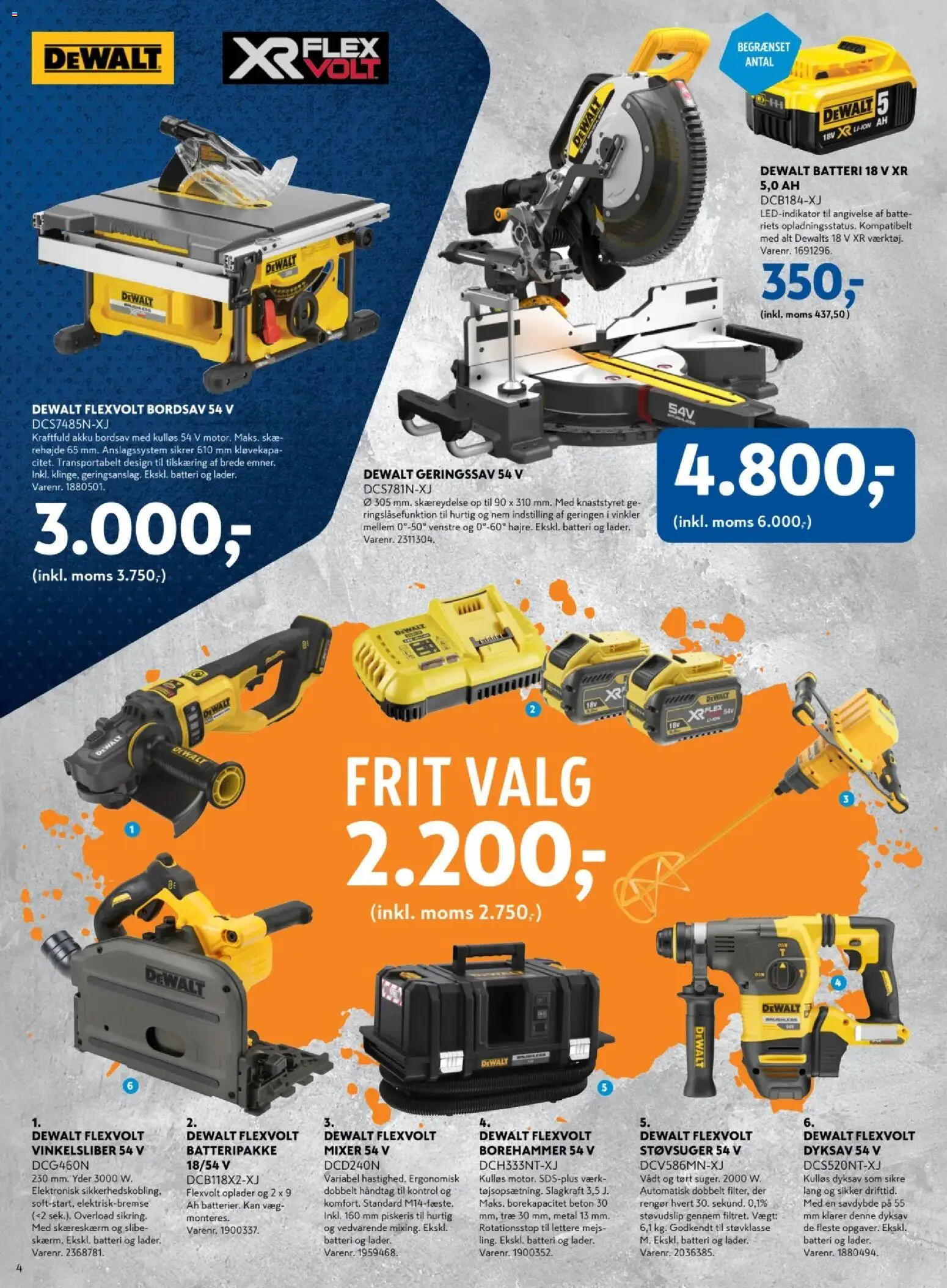 Davidsen tilbudsavis – gyldig fra 20.11.2025 | Side: 4 | Produkter: Støvsuger, Mixer, Piskeris, Batteri