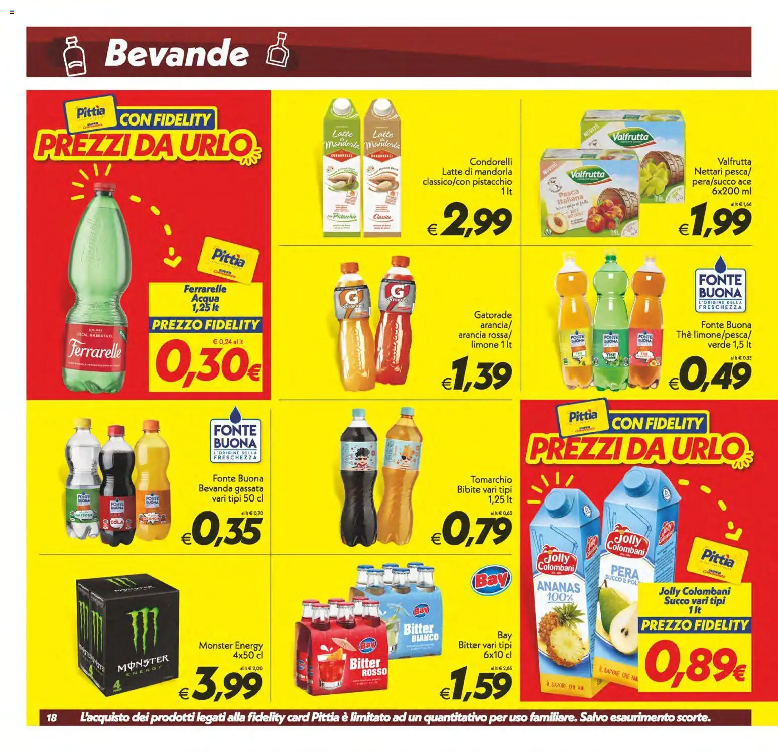 Volantino SuperConveniente del 17.04.2026 | Pagina: 18 | Prodotti: Ananas, Bibite, Arancia, Ferrarelle