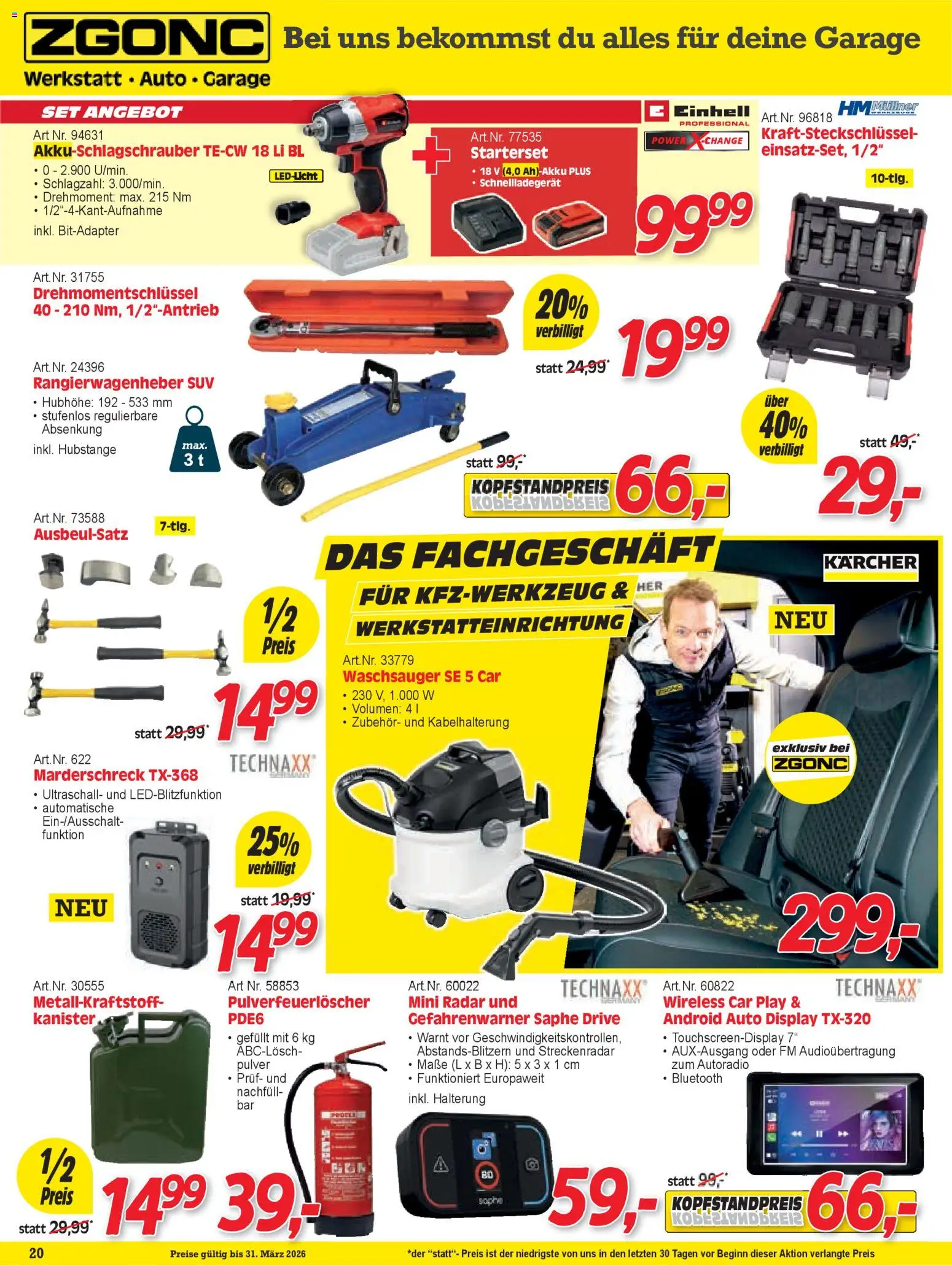 Zgonc Flugblatt März II 2026 gültig ab 01.02.2026 | Seite: 20 | Produkte: Manometer