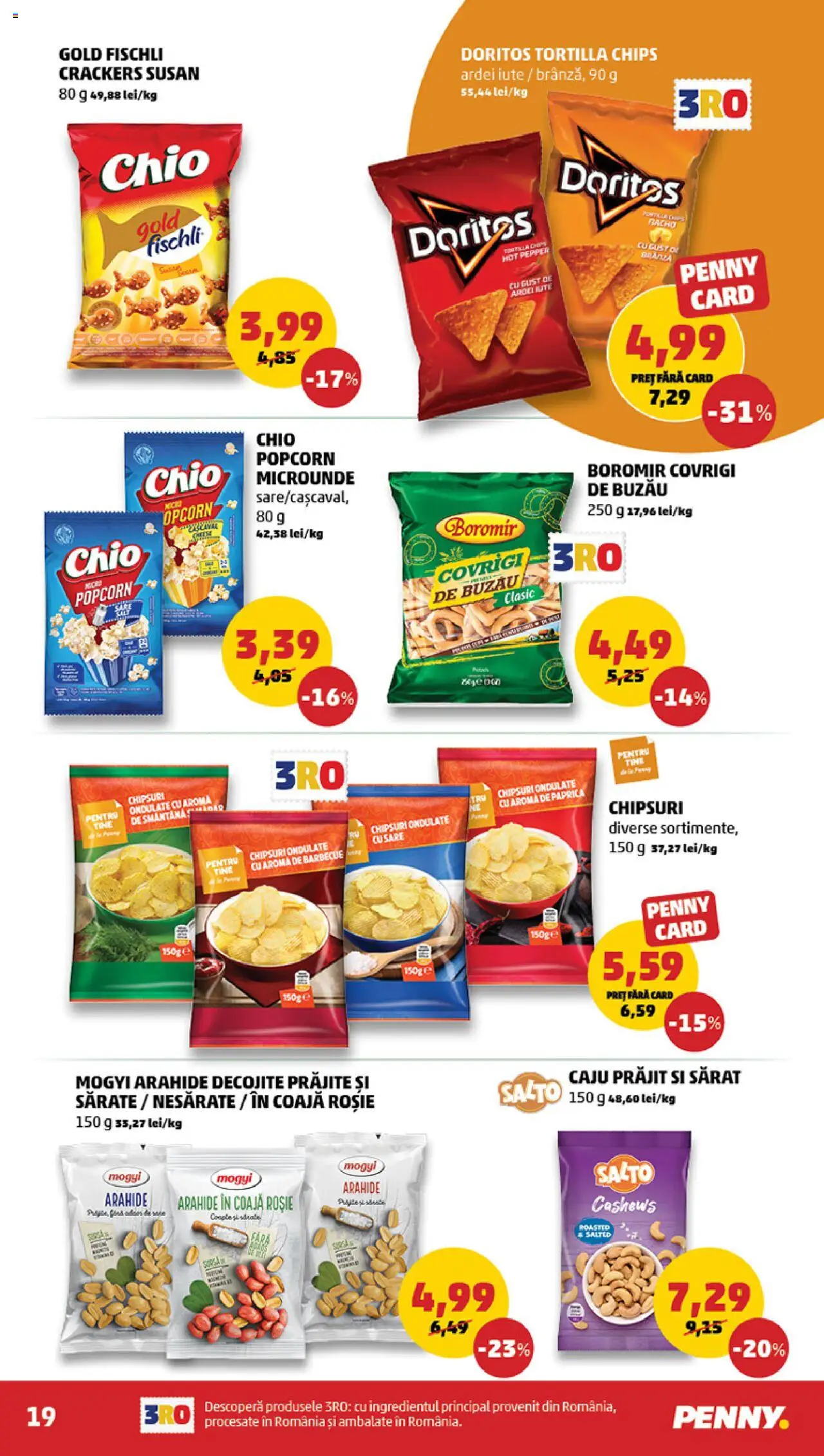 Noul catalog PENNY – valabil de la 01.10.2025 | Pagină: 19 | Produse: Ardei, Brânză, Caju, Sare