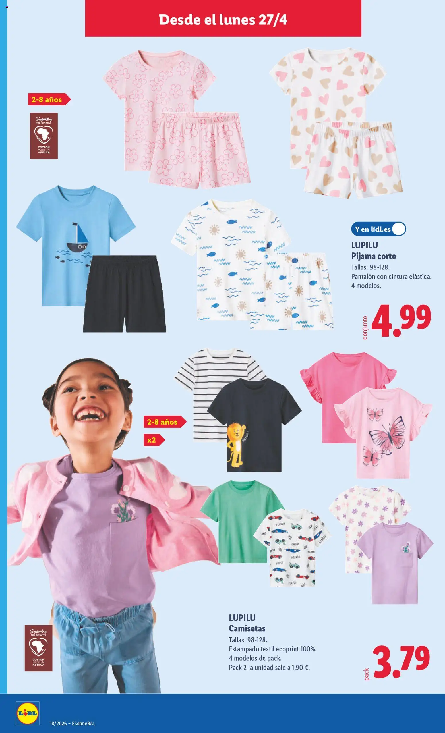 Lidl folleto de bazar │ válido desde el 27.04.2026 | Página: 16 | Productos: Pijama