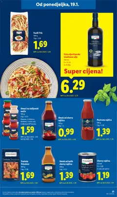 Extra djevičansko maslinovo ulje, 500 ml, Sa Sicilije - Pregled kataloga iz trgovine Lidl, vrijedi od 19.01.2026 | Stranica: 21