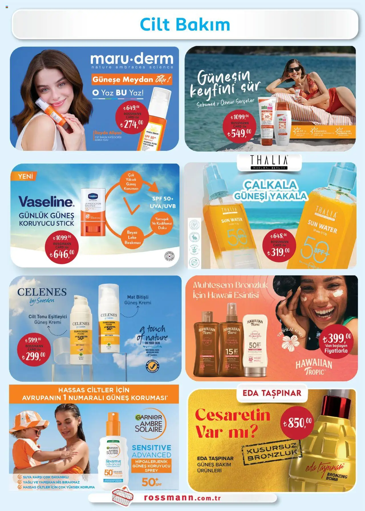 Rossmann İndirim - 29.05.2025 tarihinden itibaren geçerlidir | Sayfa: 21 | Ürünler: Güneş kremi