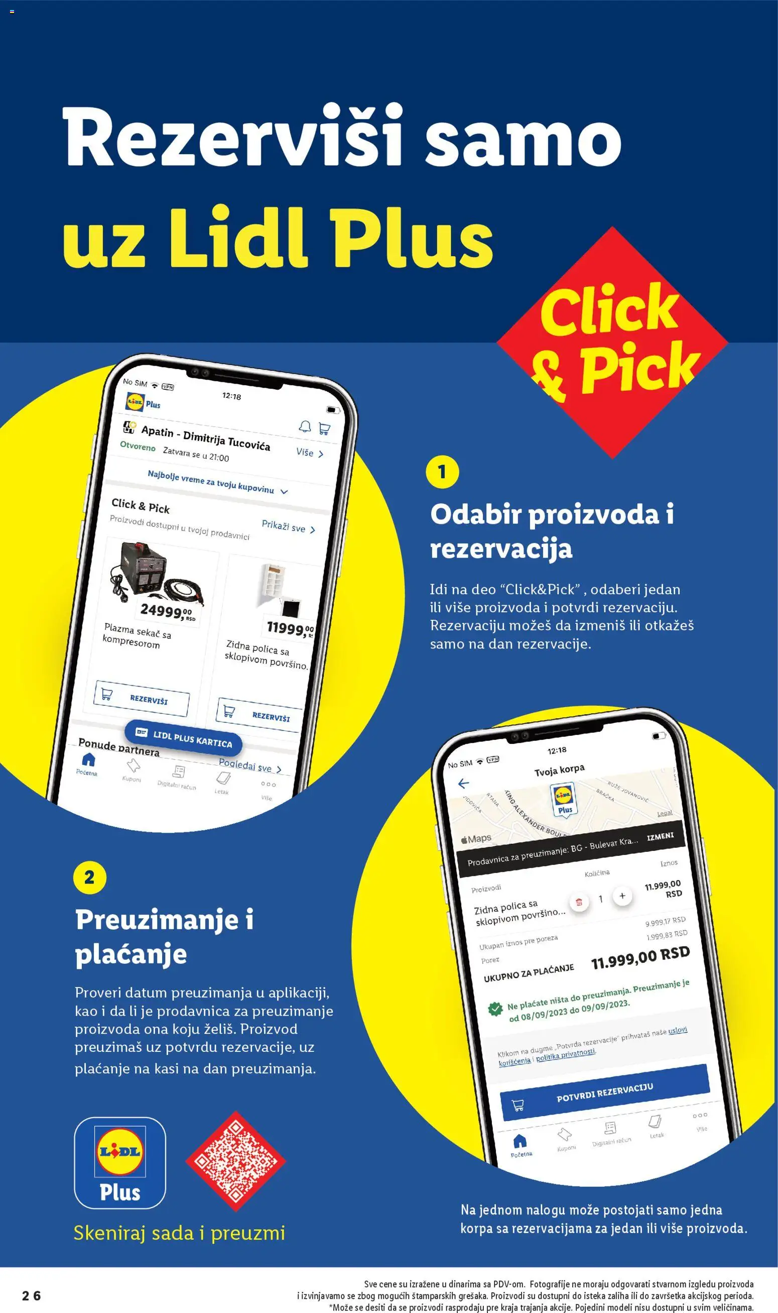 Lidl katalog - važi od 10.11.2025 | Strana: 26 | Proizvode: Polica, Plazma, Korpa, Sekač