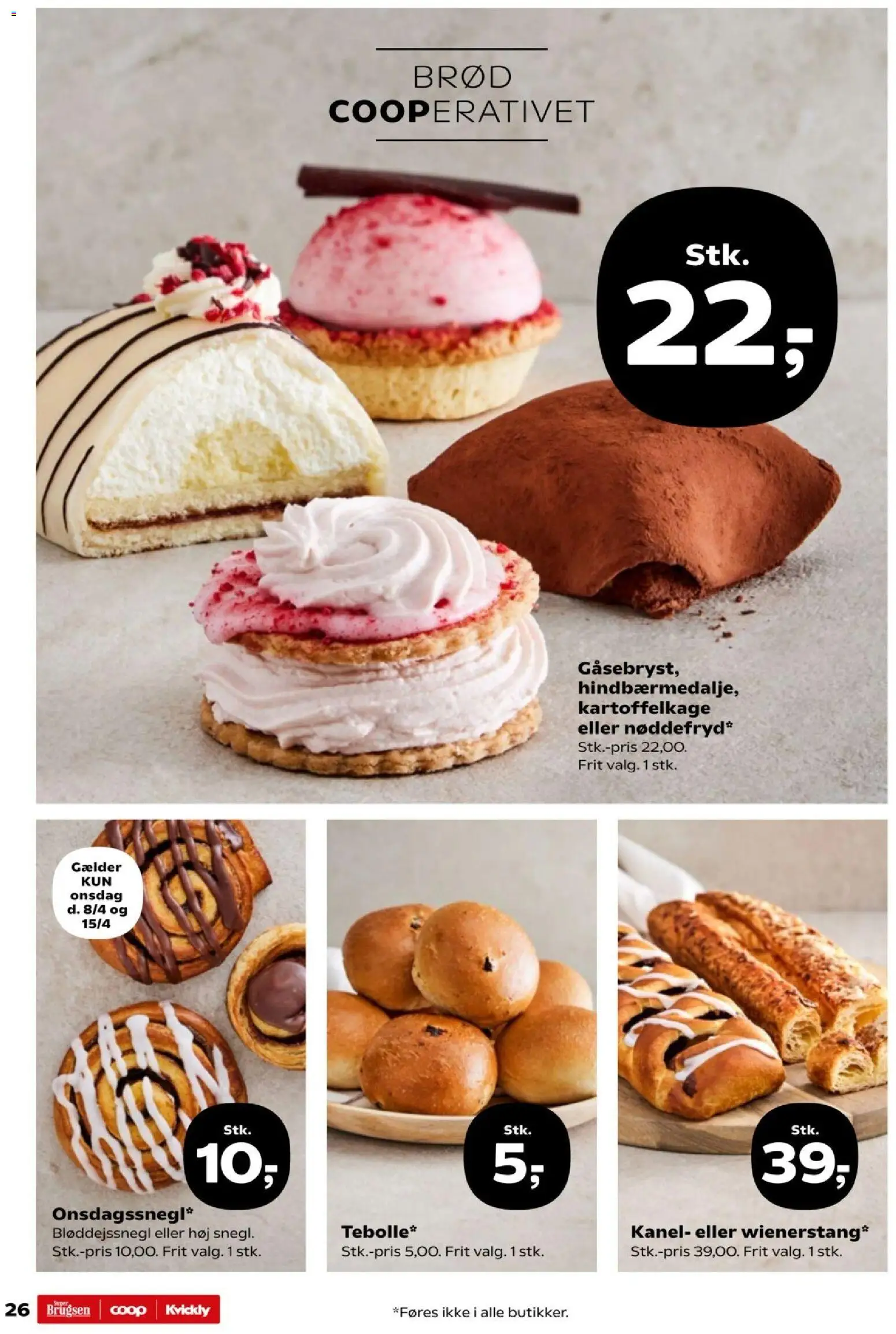 Kvickly tilbudsavis – gyldig fra 07.04.2026 | Side: 28 | Produkter: Brød, Kanel