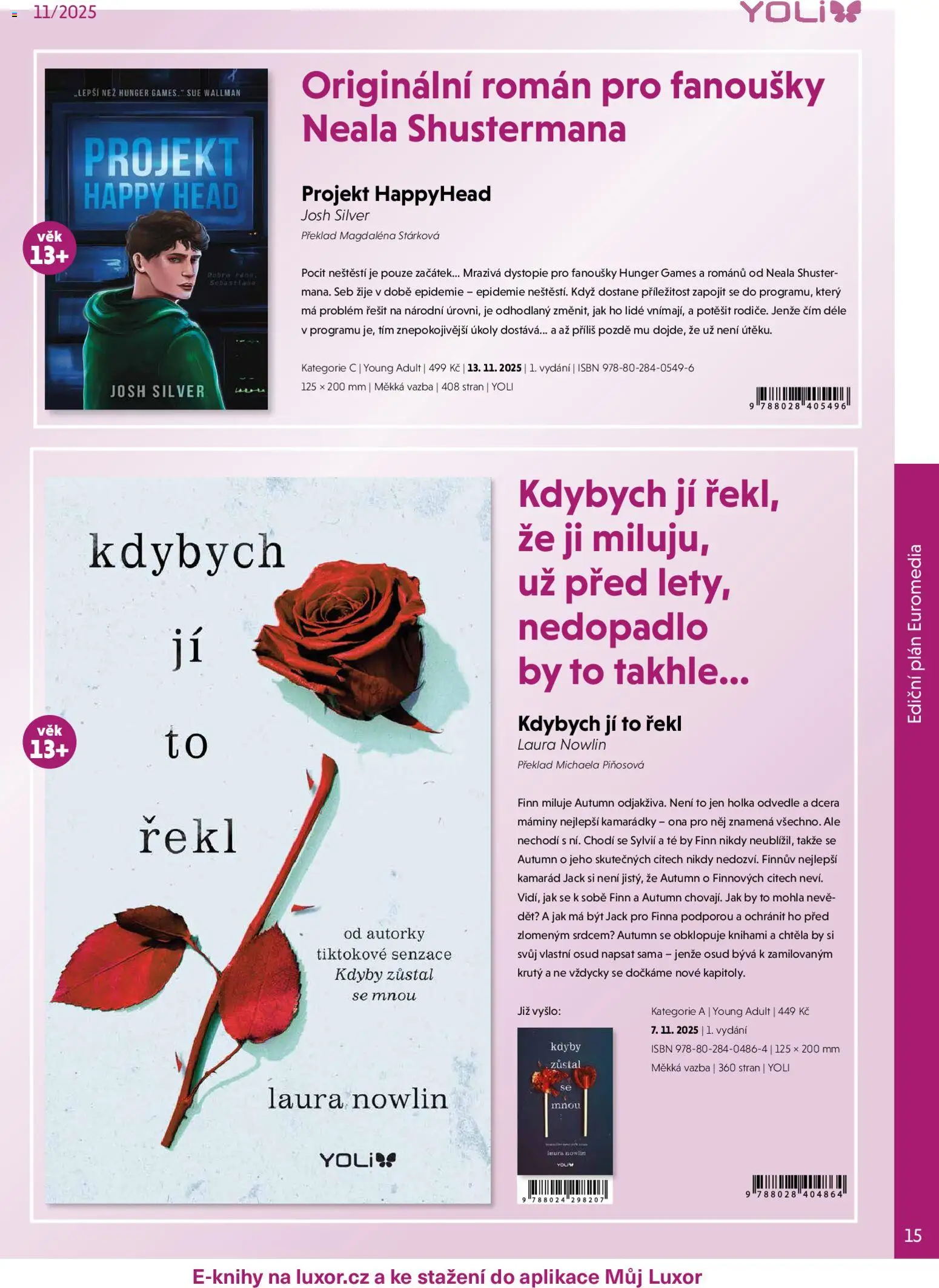 Knižní klub leták - listopad 2025 od 01.11.2025 | Strana: 15