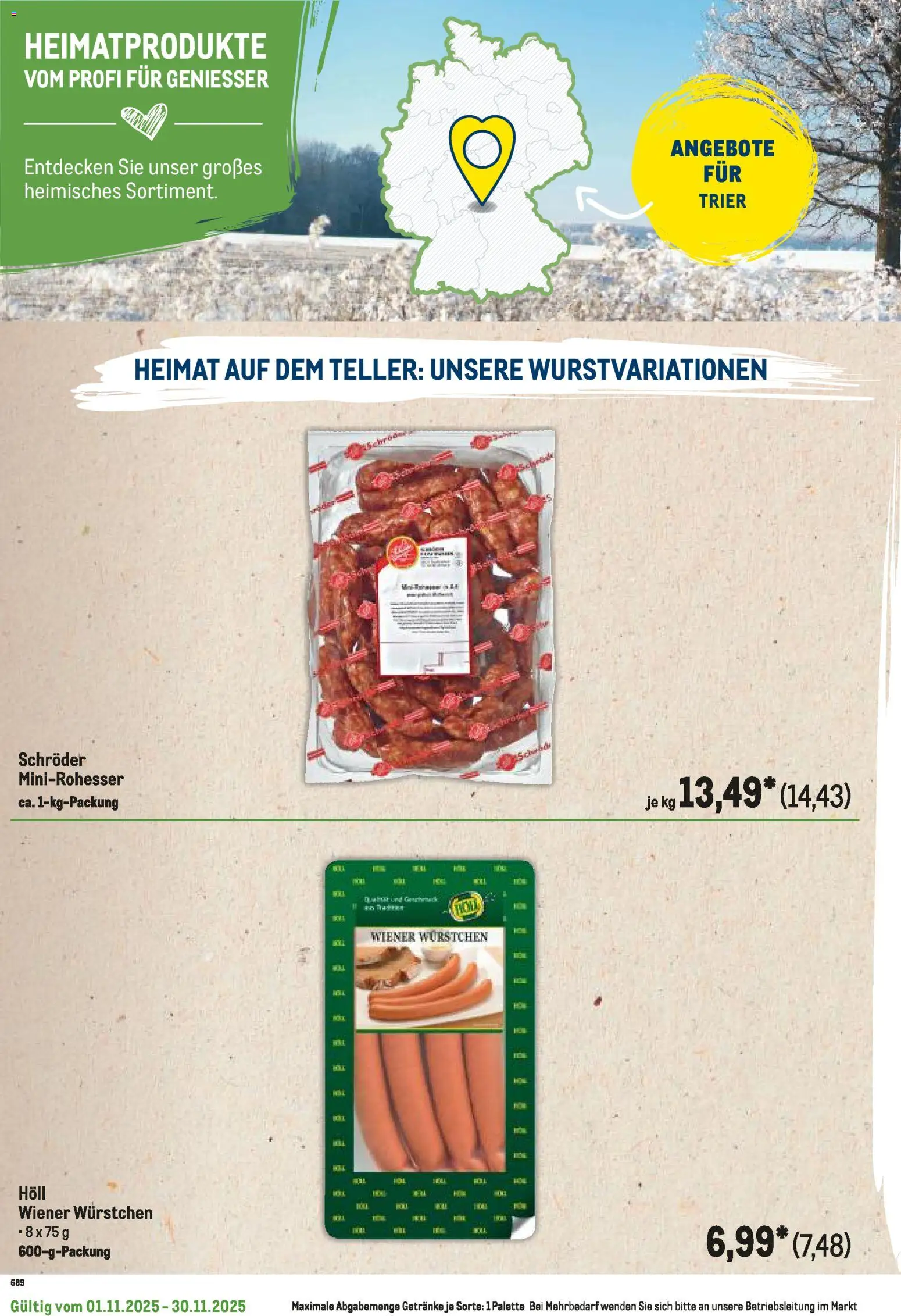 Metro Regionaler Flyer – gültig ab 01.11.2025 | Seite: 64 | Produkte: Wiener wurstchen