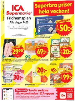 ICA Supermarket - Stockholm - Förhandsvisning av reklamblad från butik ICA Supermarket aktuell från 09.03.2026