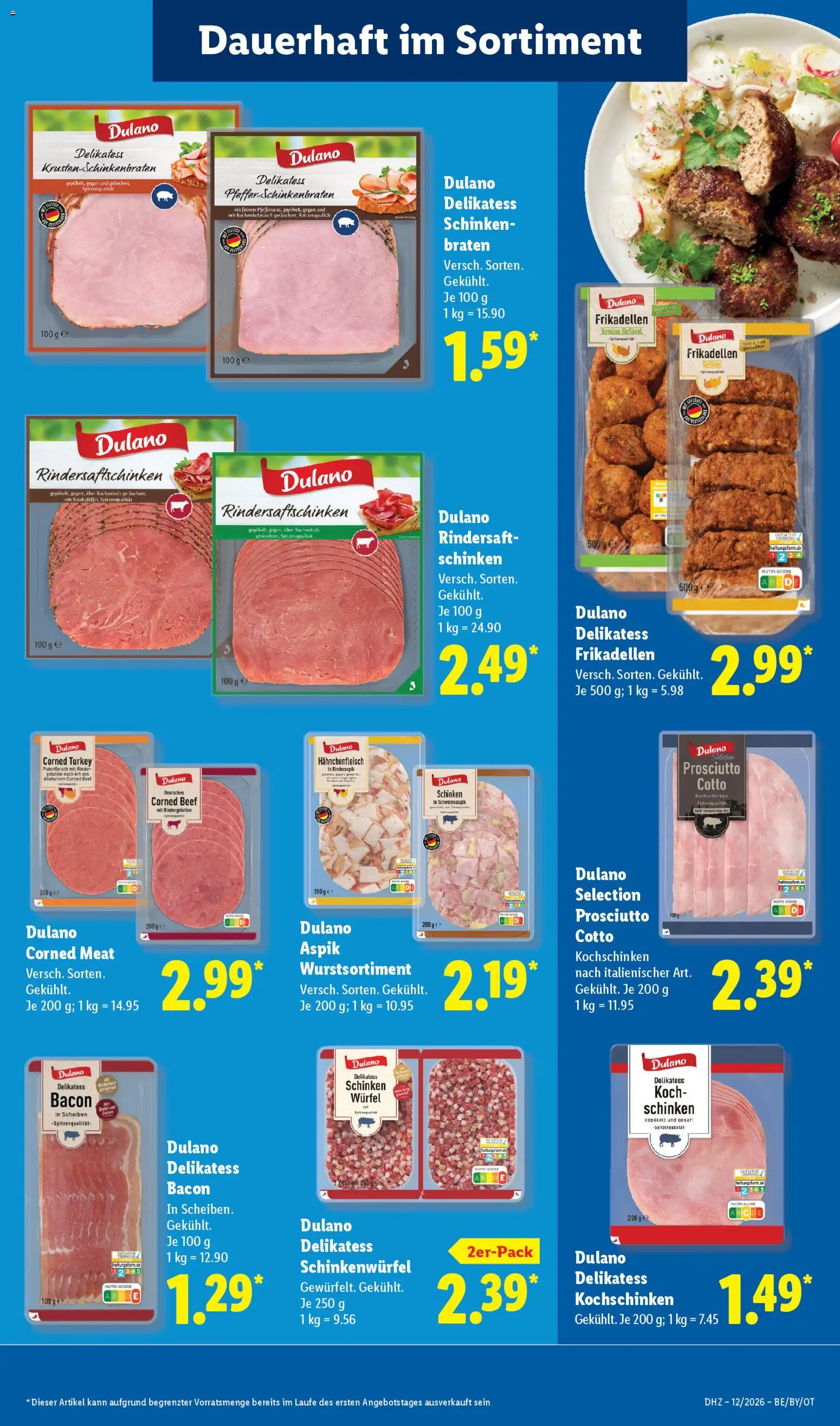 Lidl Prospekt Grimma – gültig ab 16.03.2026 | Seite: 25 | Produkte: Schinken