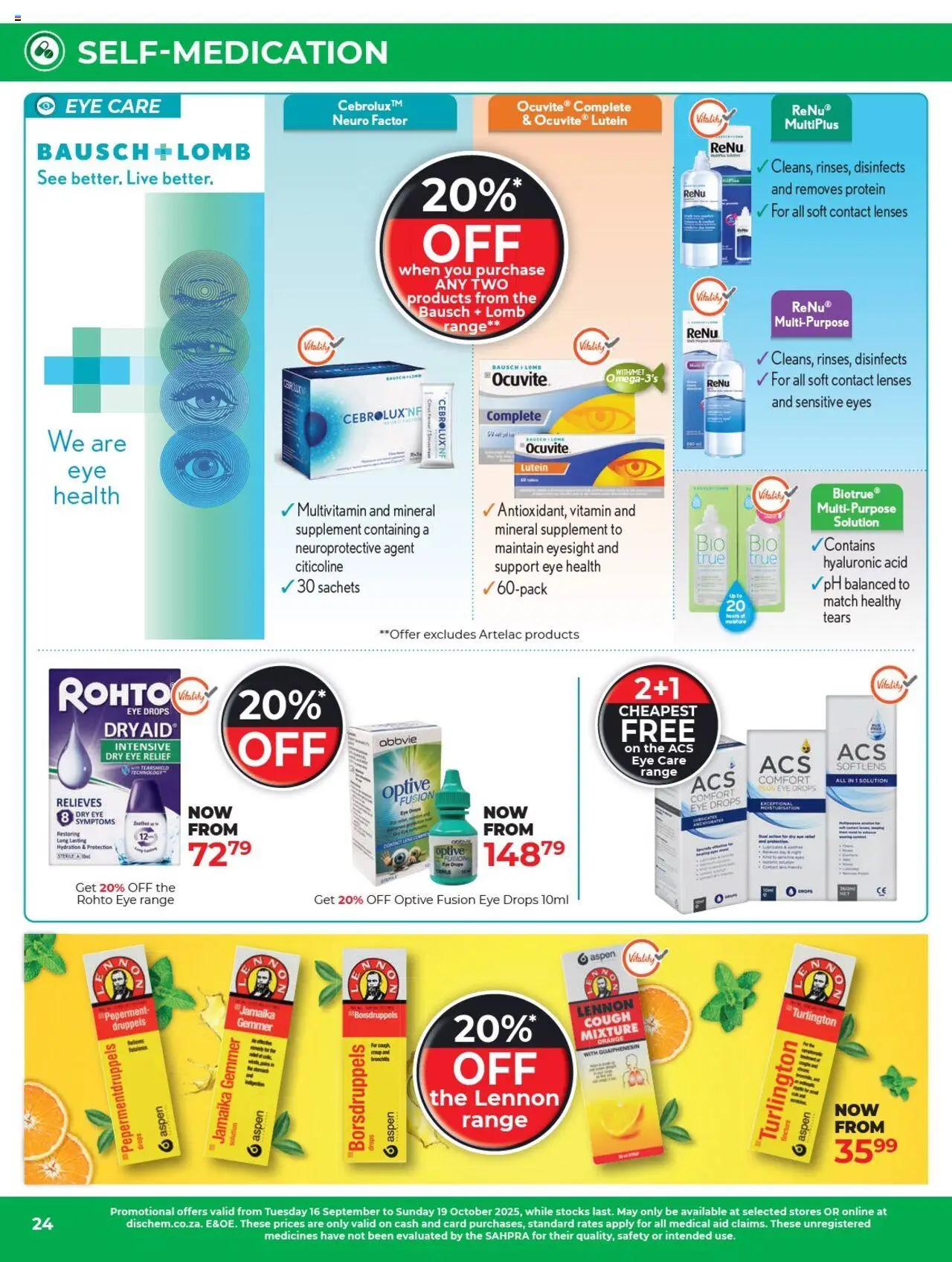 New Dis-Chem catalogue – valid from 16.09.2025 | Page: 24 | Products: Detergente líquido