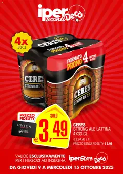 Anteprima del volantino Decò iperStore web catalogo valido a partire dal 09.10.2025 | Pagina: 9 | Prodotti: Tè, Ceres
